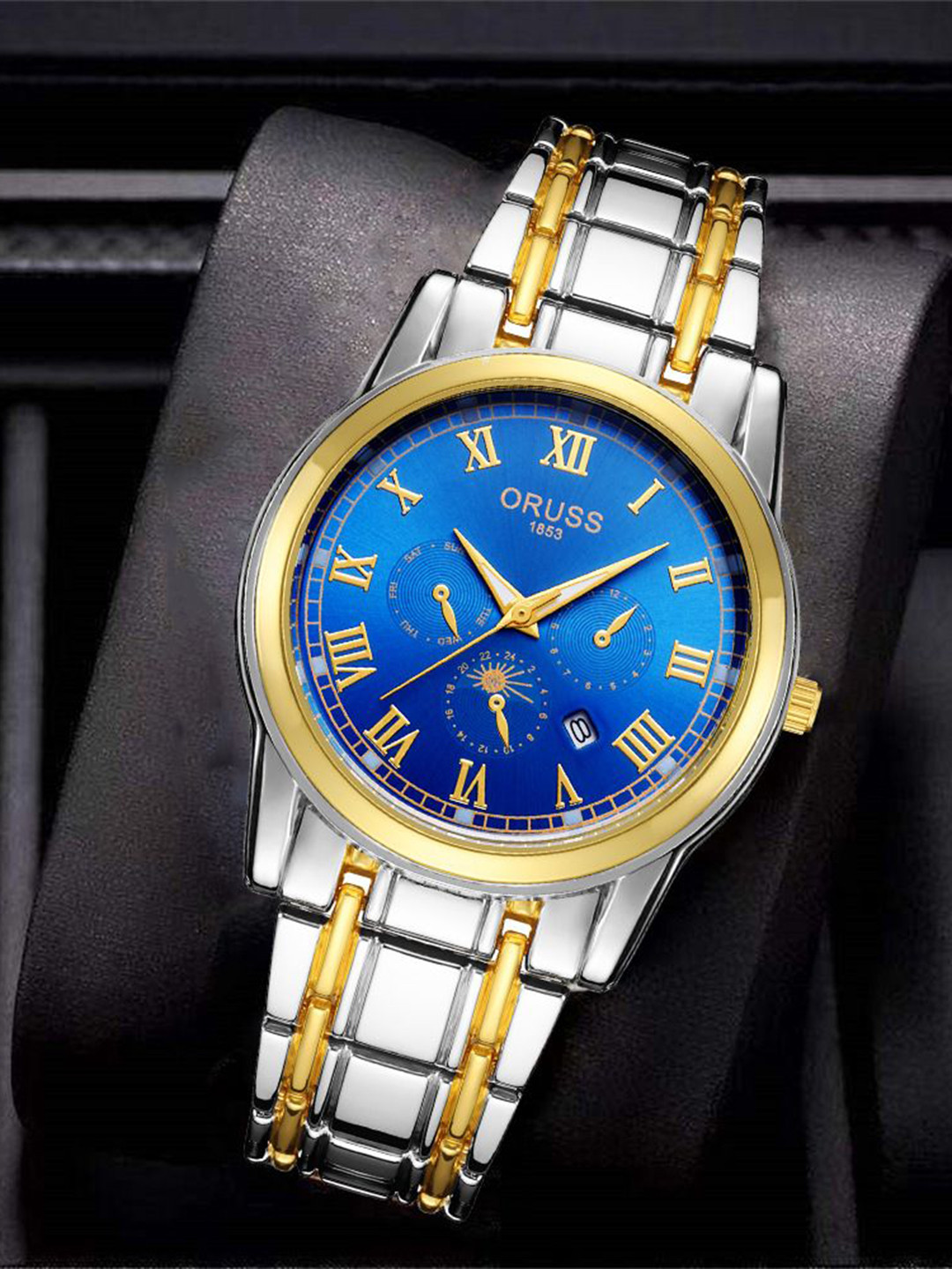 ORUSS Men Dial & Stainless Steel Straps Analogue Watch IHHCJBEBFACJ