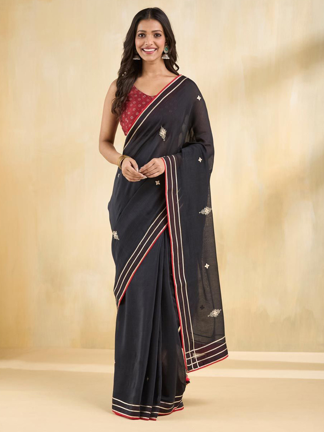 Fabindia Embroidered Saree