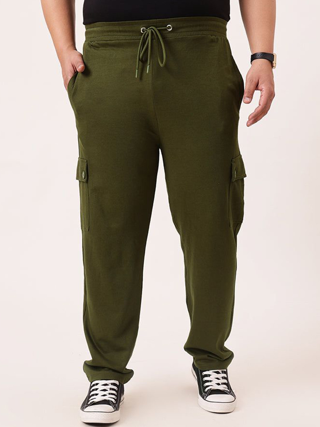 UNSTD Men Plus Size Cargo Trousers