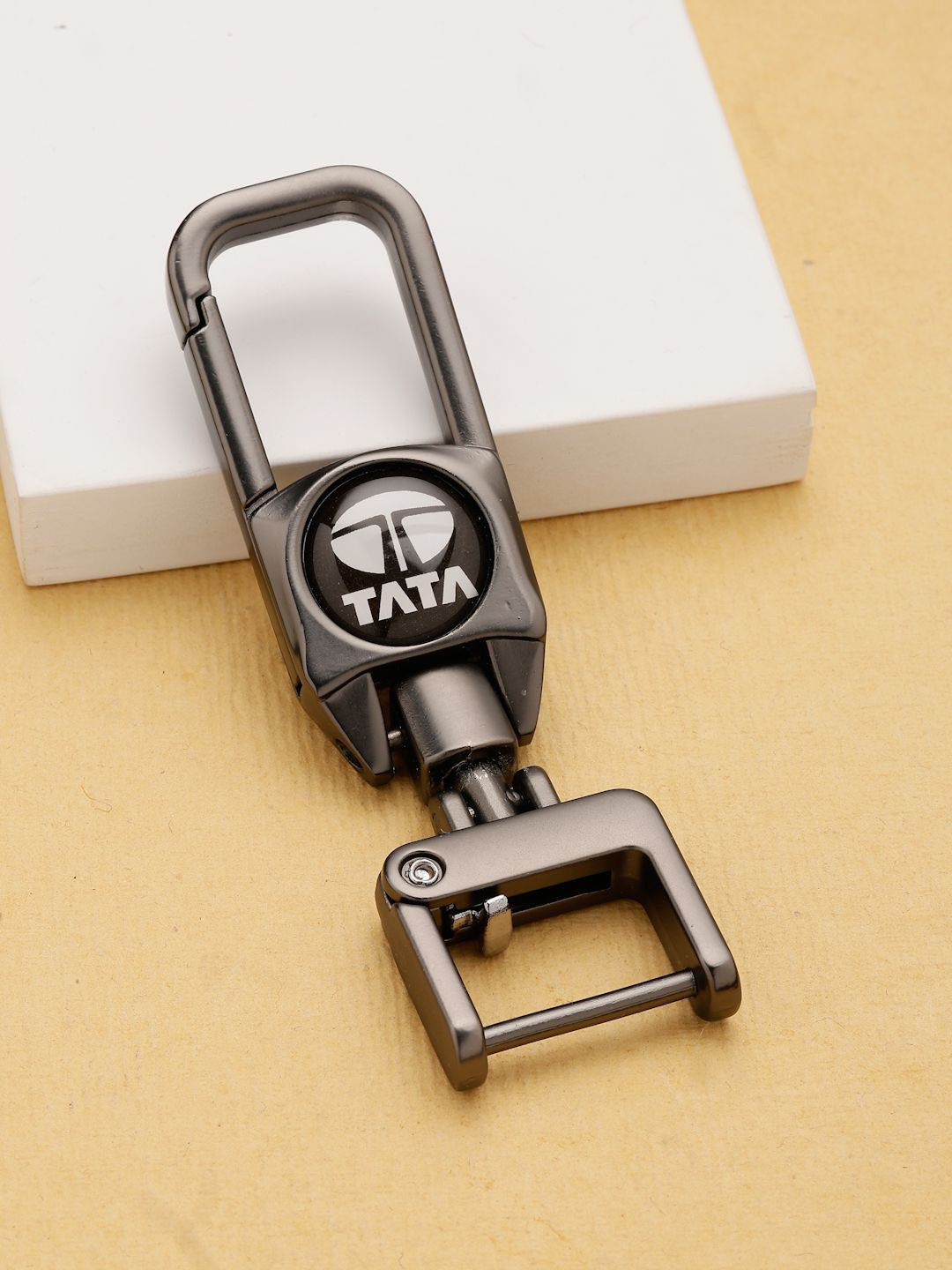 Shine N Sober Tata Metal Keychain