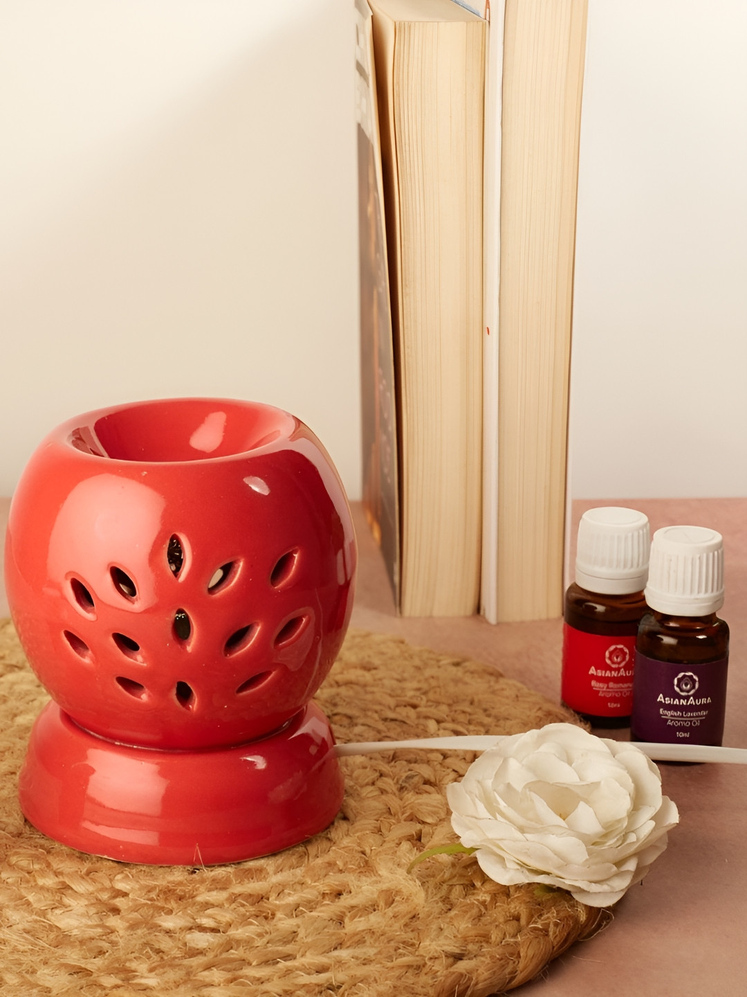 Asian Aura Electric Diffuser With Lavender & Rosy Romance Aroma Oils
