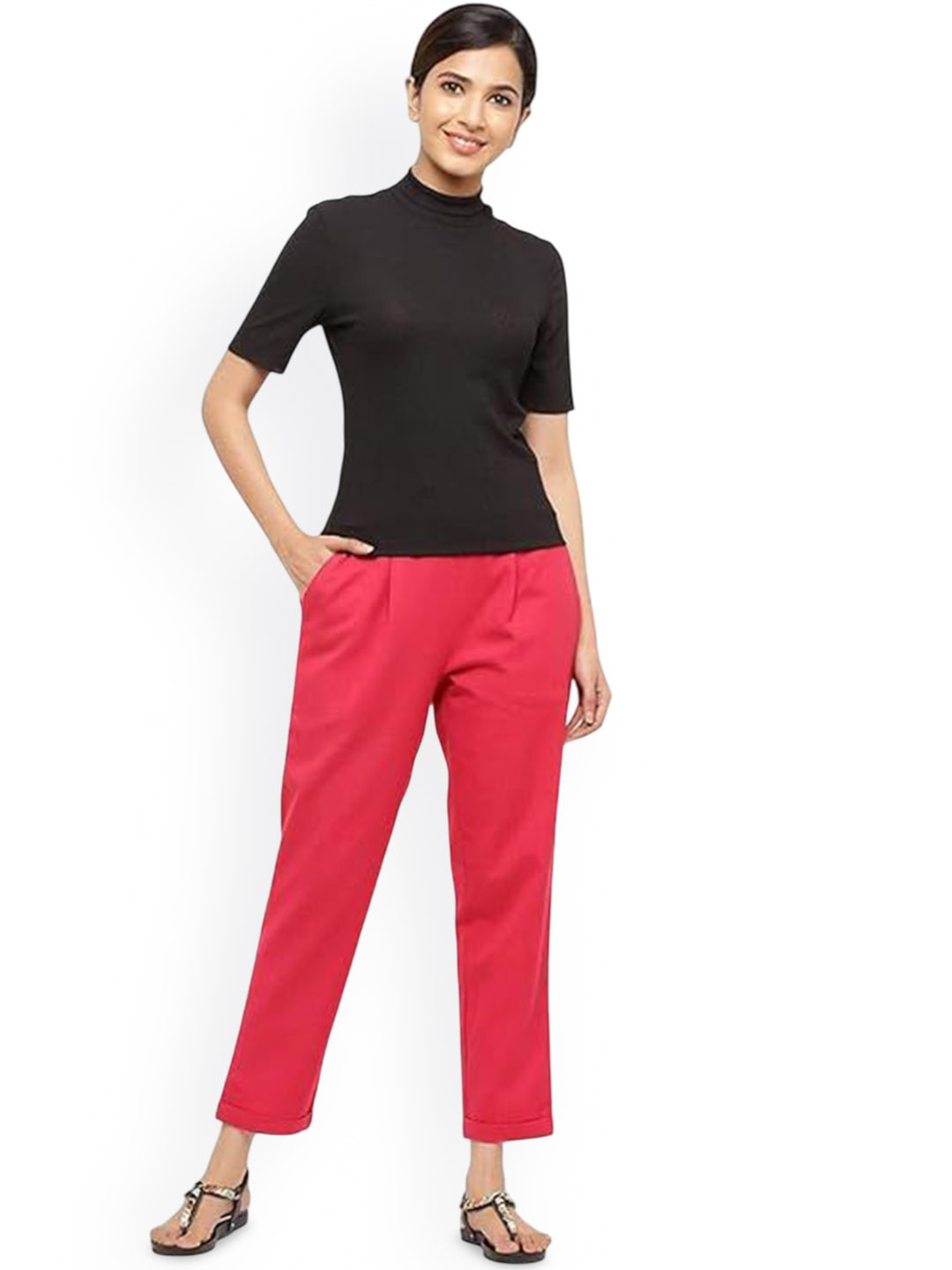 DIGITAL SHOPEE Women Slim Fit Wide Leg