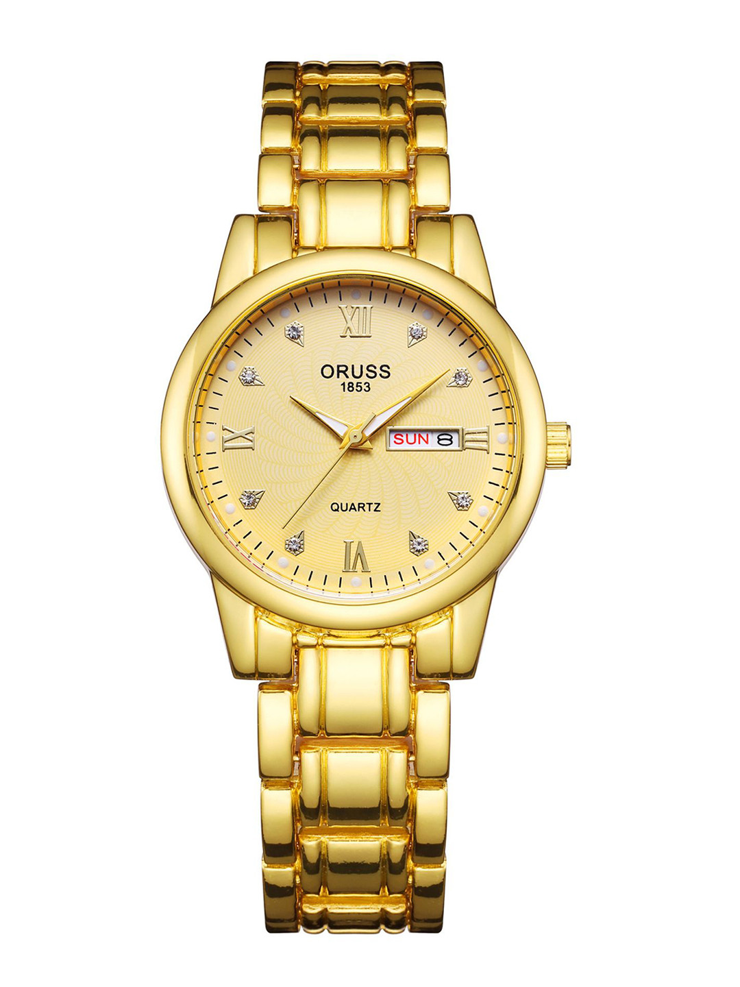 ORUSS Women Dial & Stainless Steel Straps Analogue Watch IFHAJEFIGECB