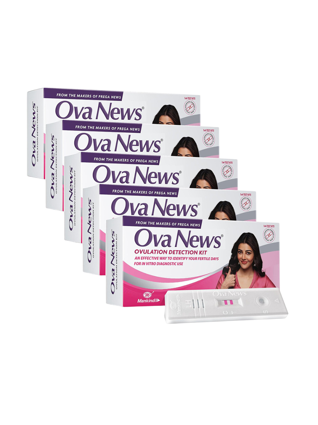 Prega News Set Of 5 Ova News Ovulation Detection Kit