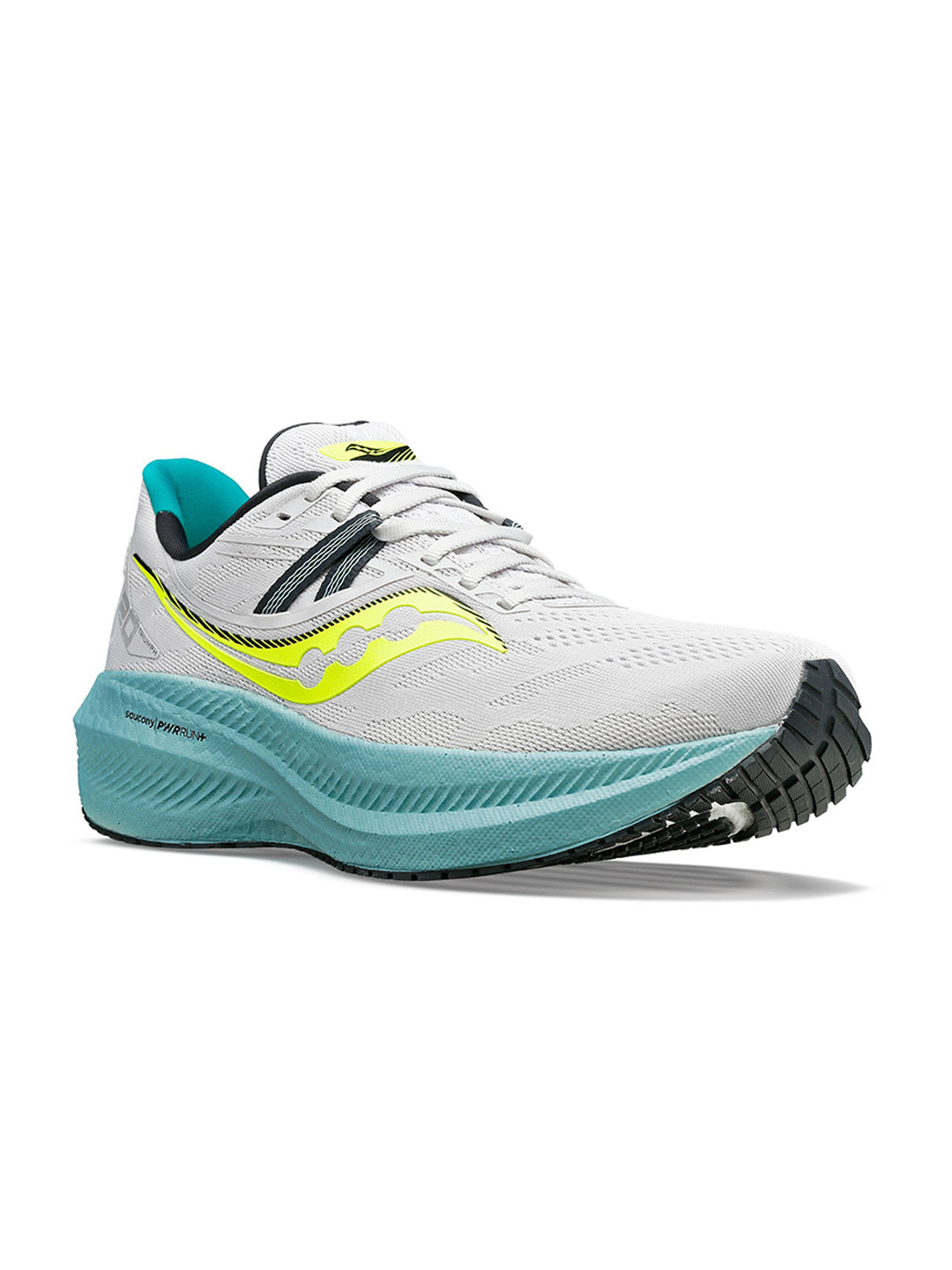 saucony Men Mesh Printed Round Toe Lace-Ups Sneakers