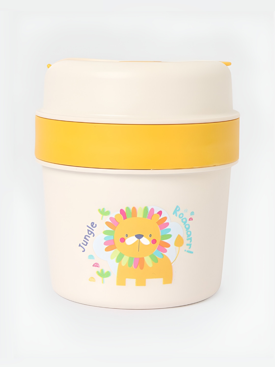Juniors by Babyshop Happy Ice-Cream Cream Conversational Plastic Dishwasher Safe Cup-350ml