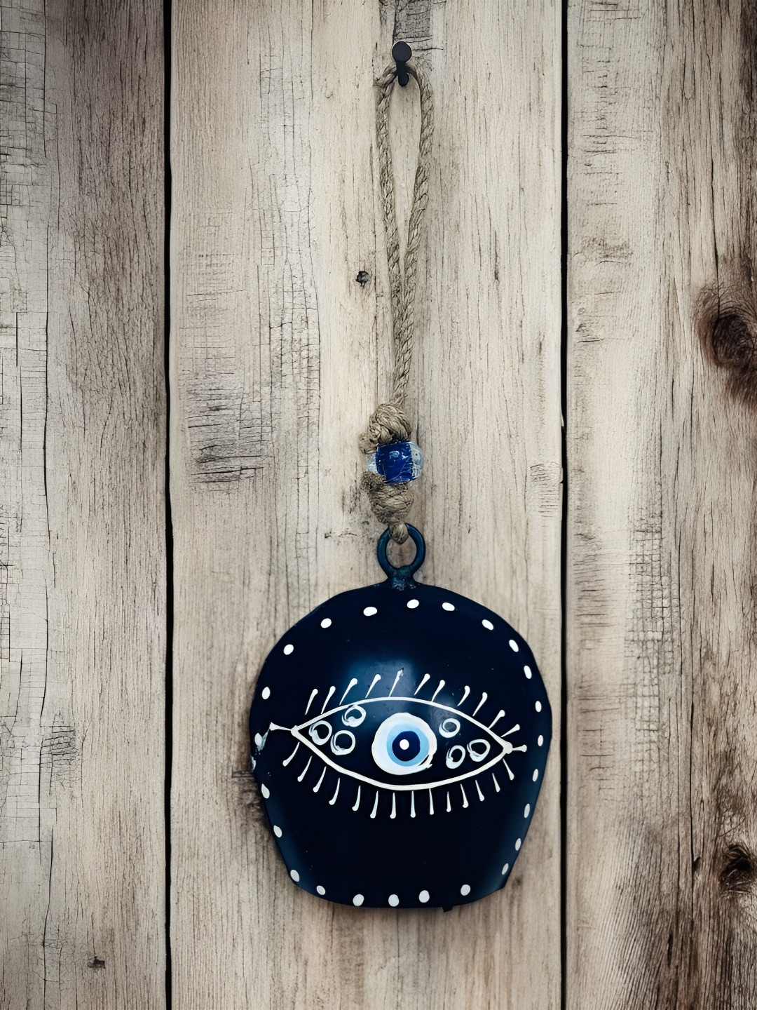 WARMINGO DE Evil Eye Metal Matte Hanging Hall Wall Hangings-3In