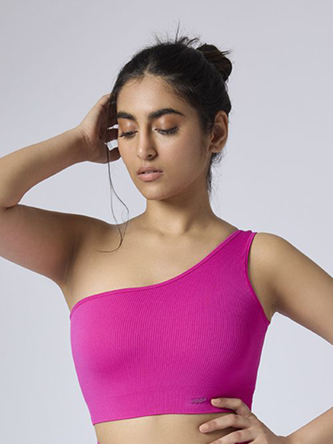 FEIER  Full Coverage One-Shoulder Anti Odour Anti Bacterial Bra