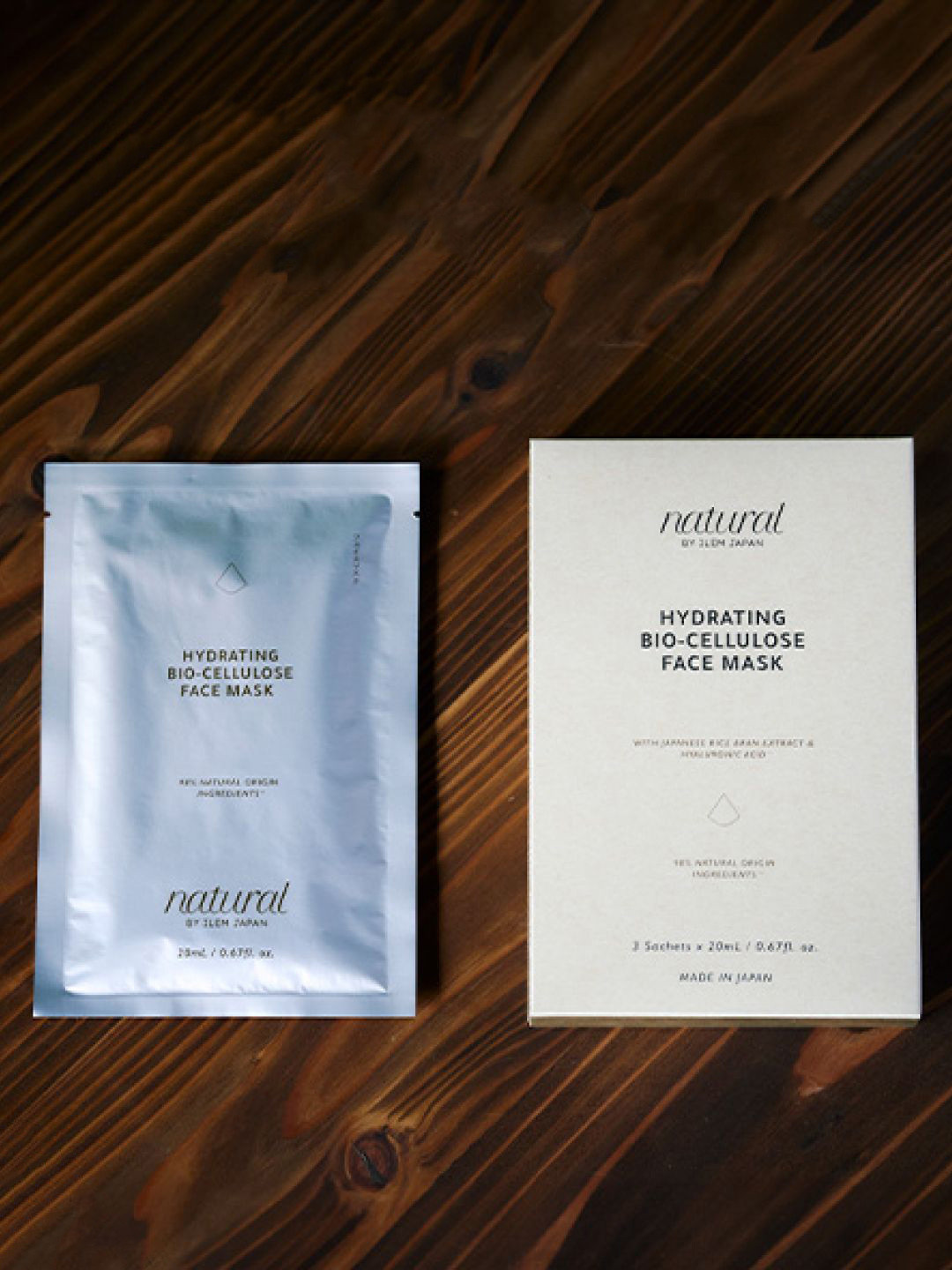 ILEM JAPAN Set Of 3 Hydrating Bio-Cellulose Face Mask - 20 ml Each