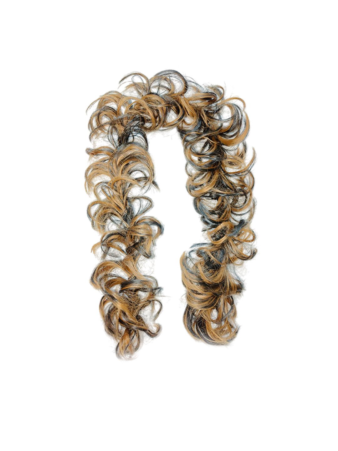 VIEWS Halo Curly Bun Premium Heat-Resistant Hair Extension - Highlight - 37 Inch