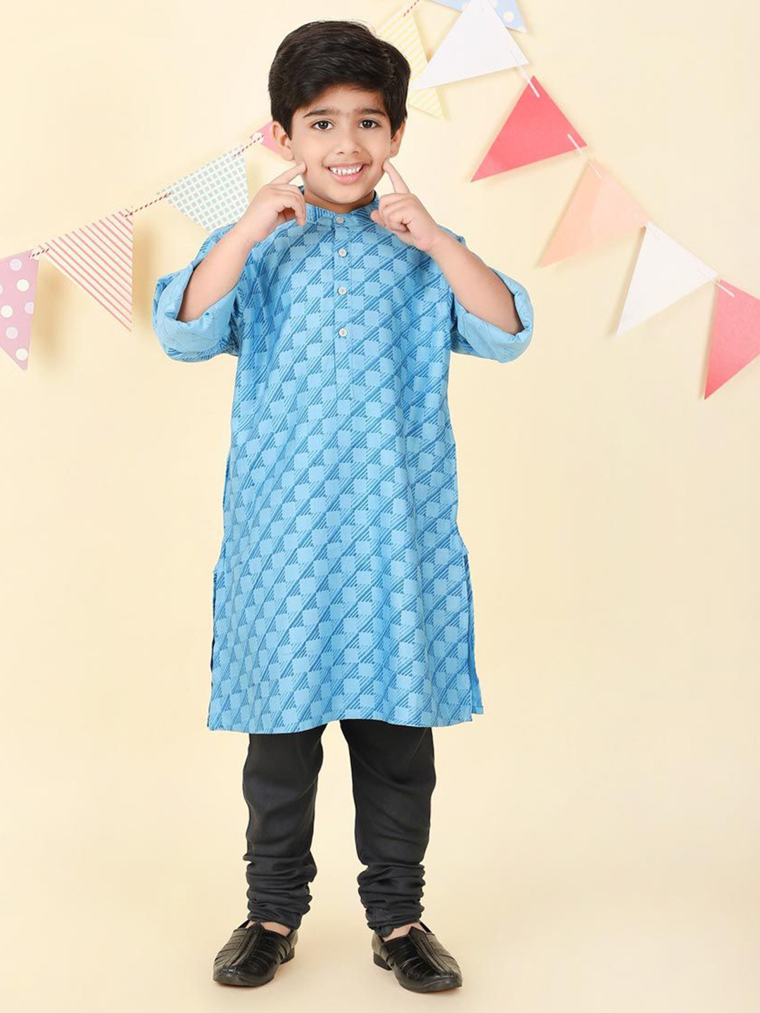 Fabindia Boys Printed Kurta