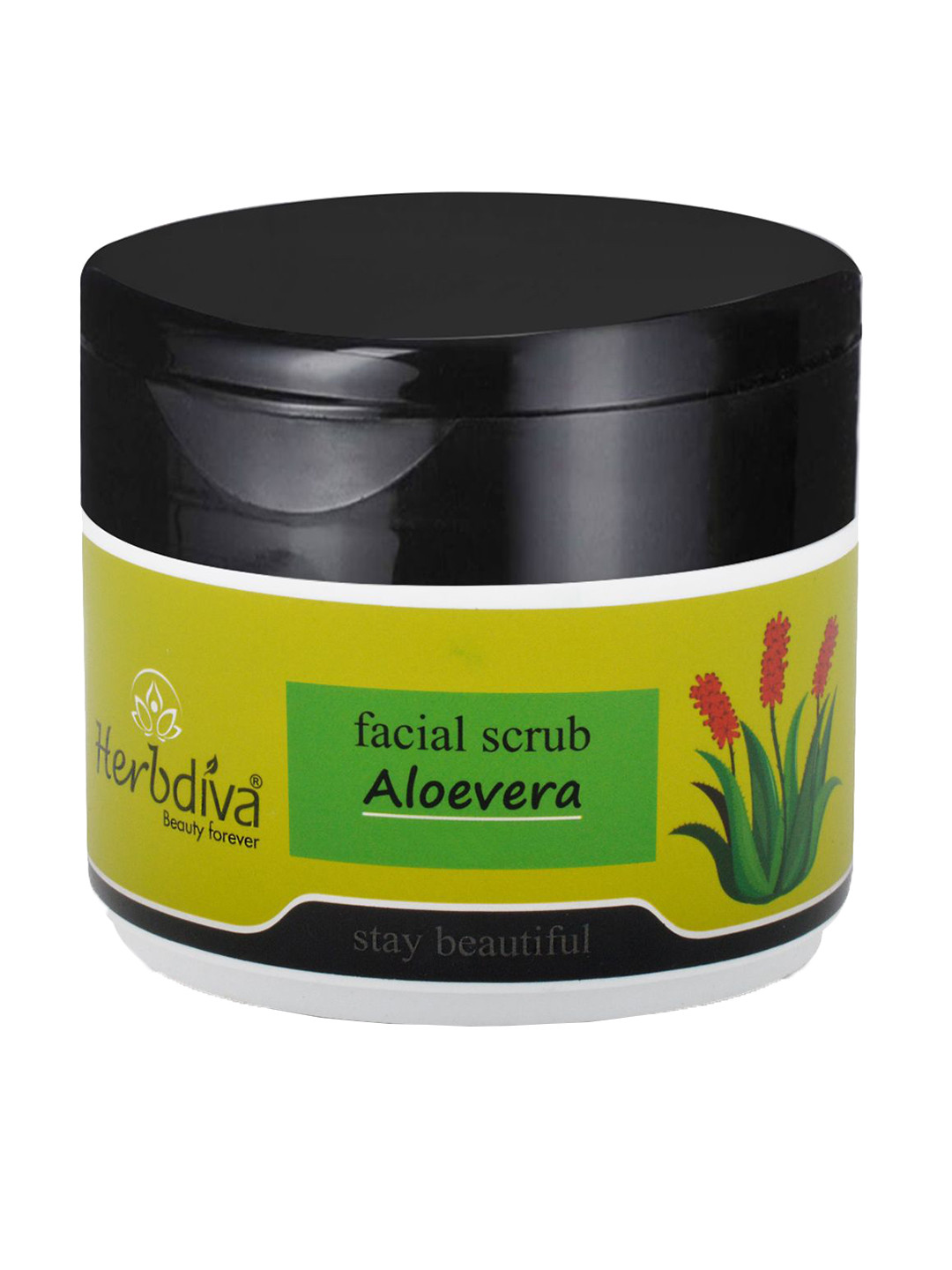 Herbdiva Aloe Vera Face Scrub With Shea Butter - 250 g