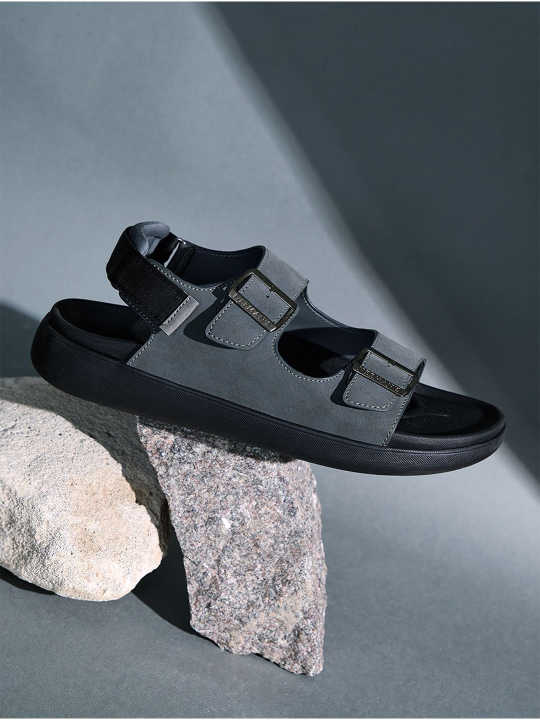 NEEMANS Men Pure Whoosh Duo Glides Comfort Sandals