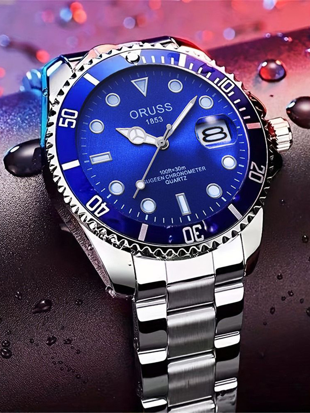 ORUSS Men Dial & Stainless Steel Straps Analogue Watch IHIBGHEGABBA