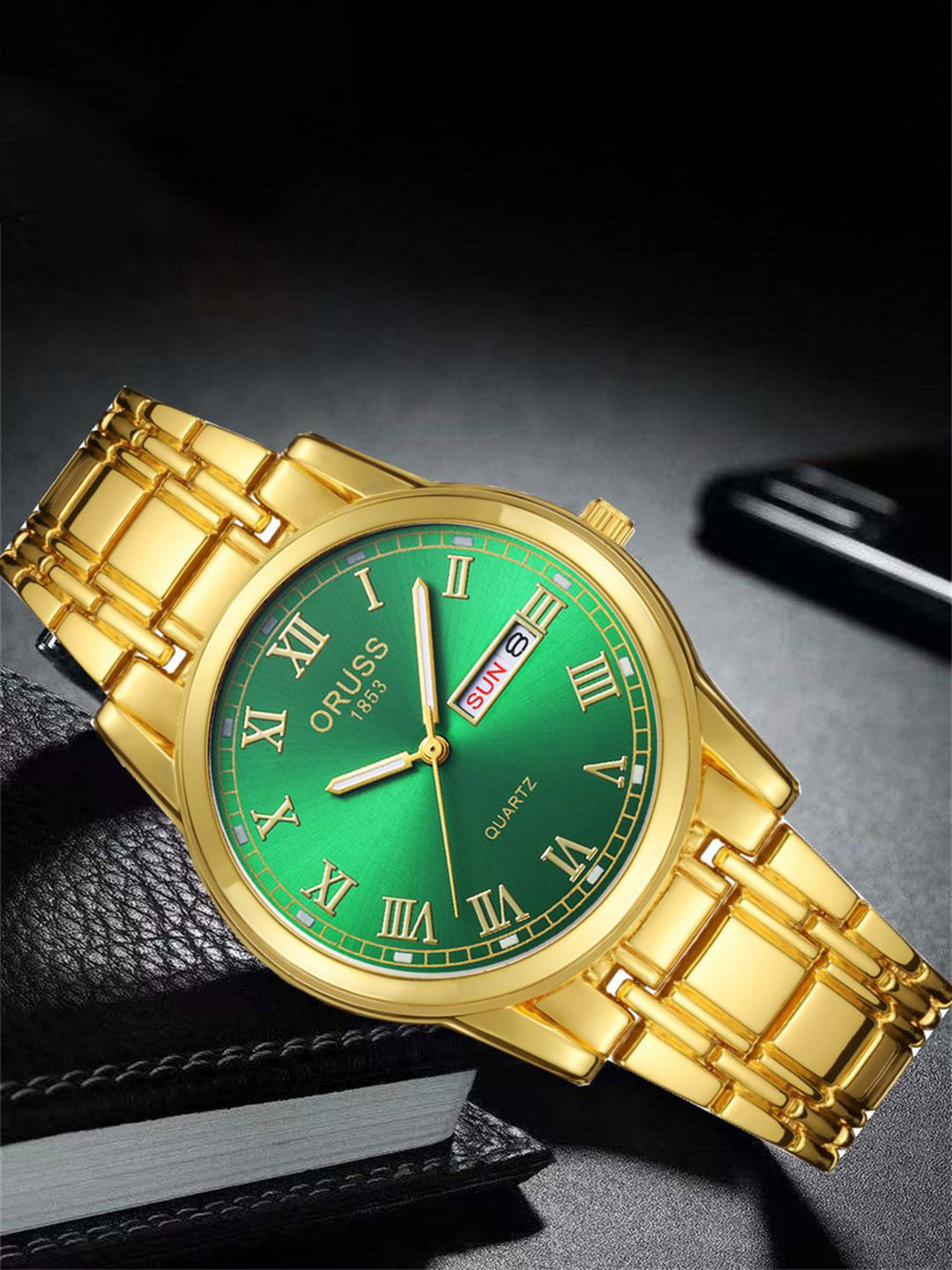 ORUSS Men Dial & Stainless Steel Straps Analogue Watch IHICDEEBHGJH
