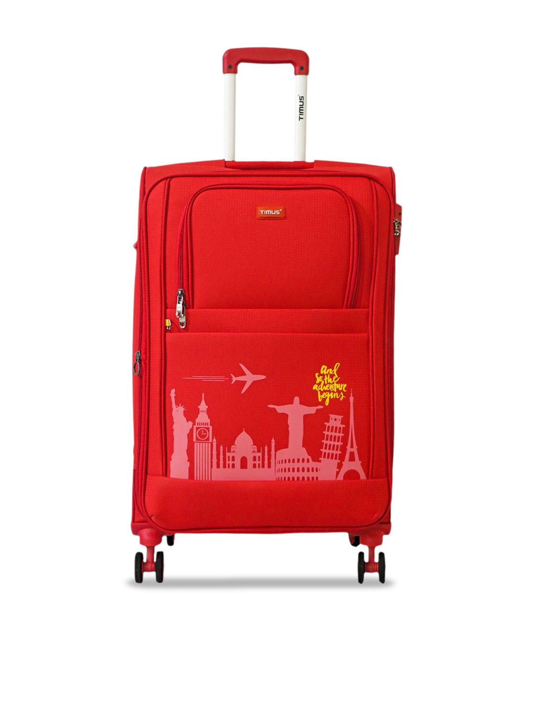 TIMUS Salsa Plus Soft Luggage Printed Medium Trolley Bag