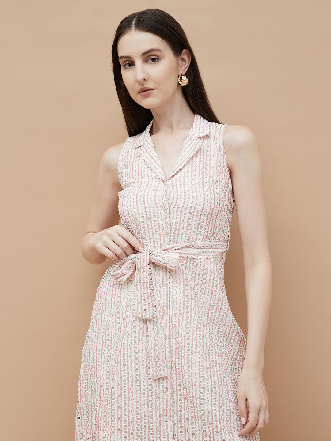 CODE by Lifestyle Embroidered Shirt Dress