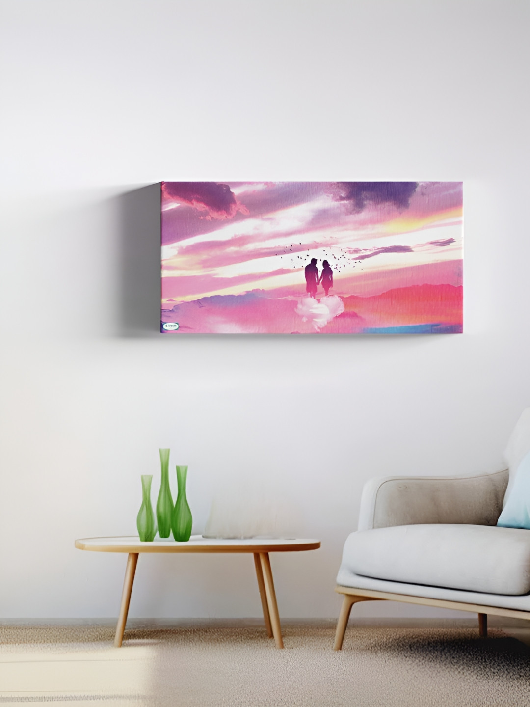 SIVOM Canvas Rectangle Paintings Wall Art-9.4 x 18.9In