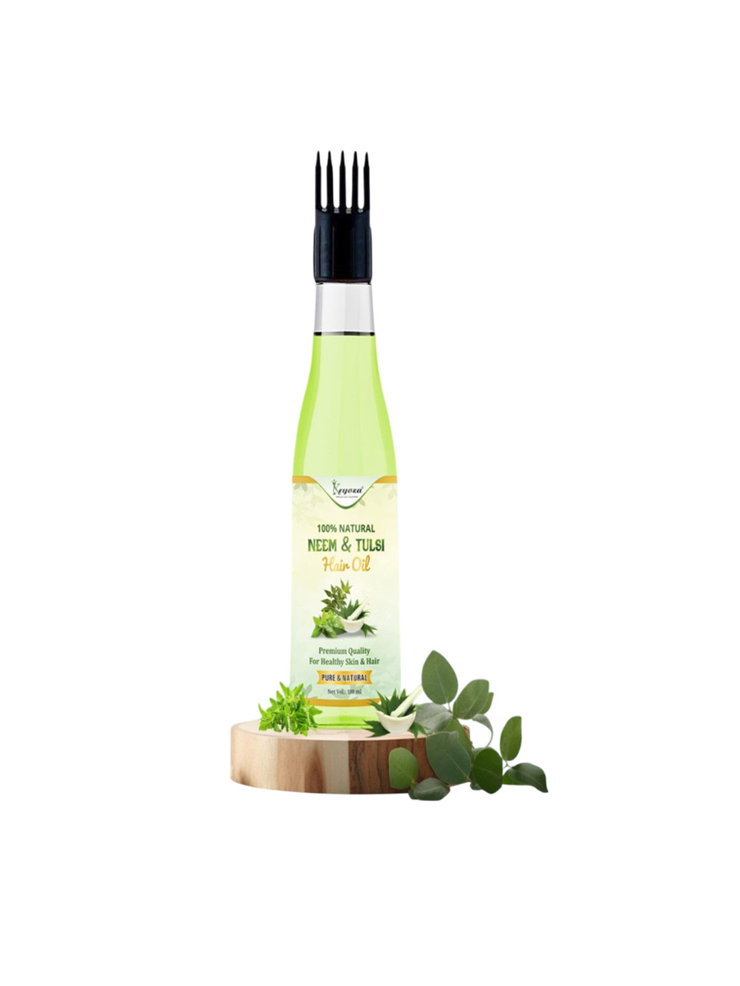 KEYOZA Natural Neem & Tulsi Hair Oil For Split Ends- 100 ml