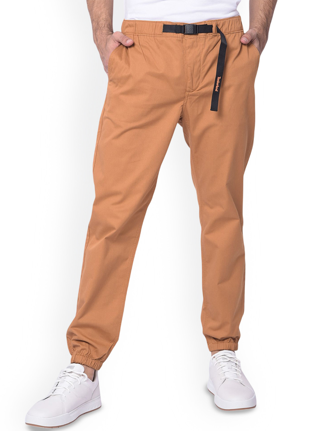 Timberland Men Slim-Fit Belted Tapered Joggers