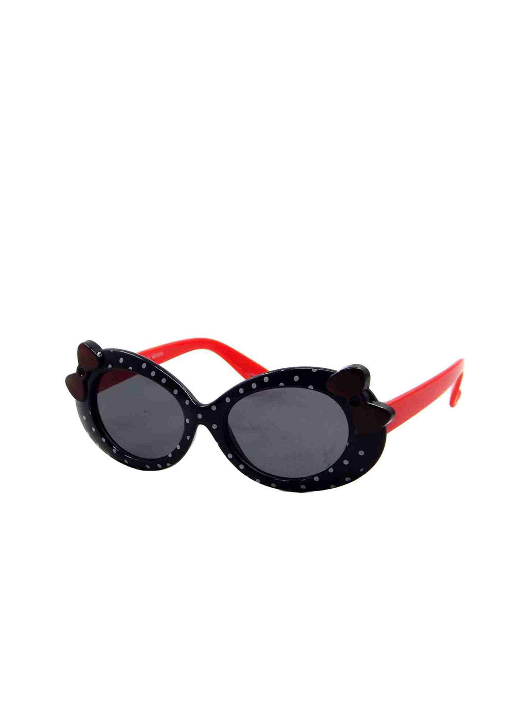 PIRASO Girls Butterfly Sunglasses with UV Protected Lens 17079 BLACK RED