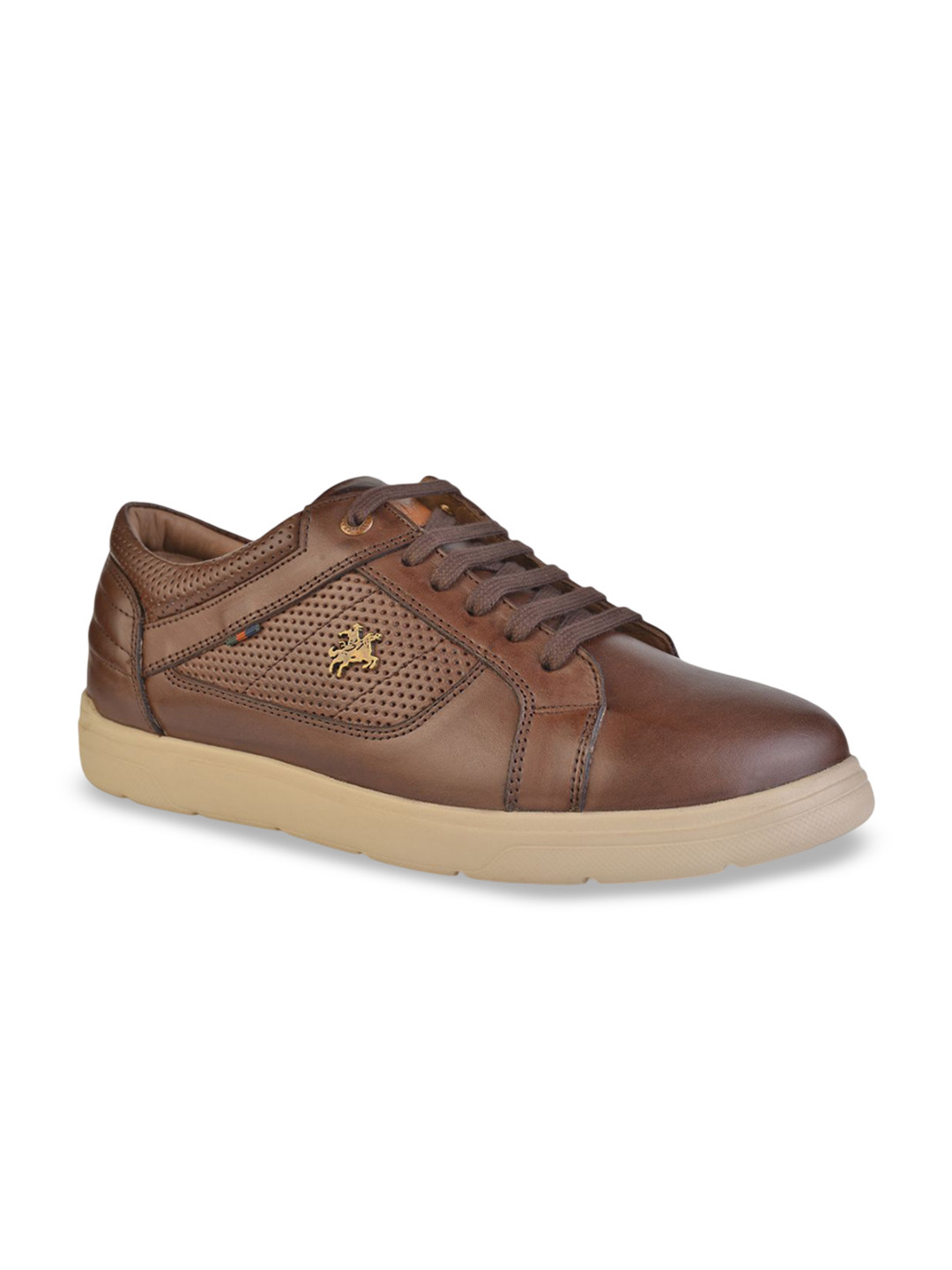 Buckaroo Men Leather Round Toe Sneakers