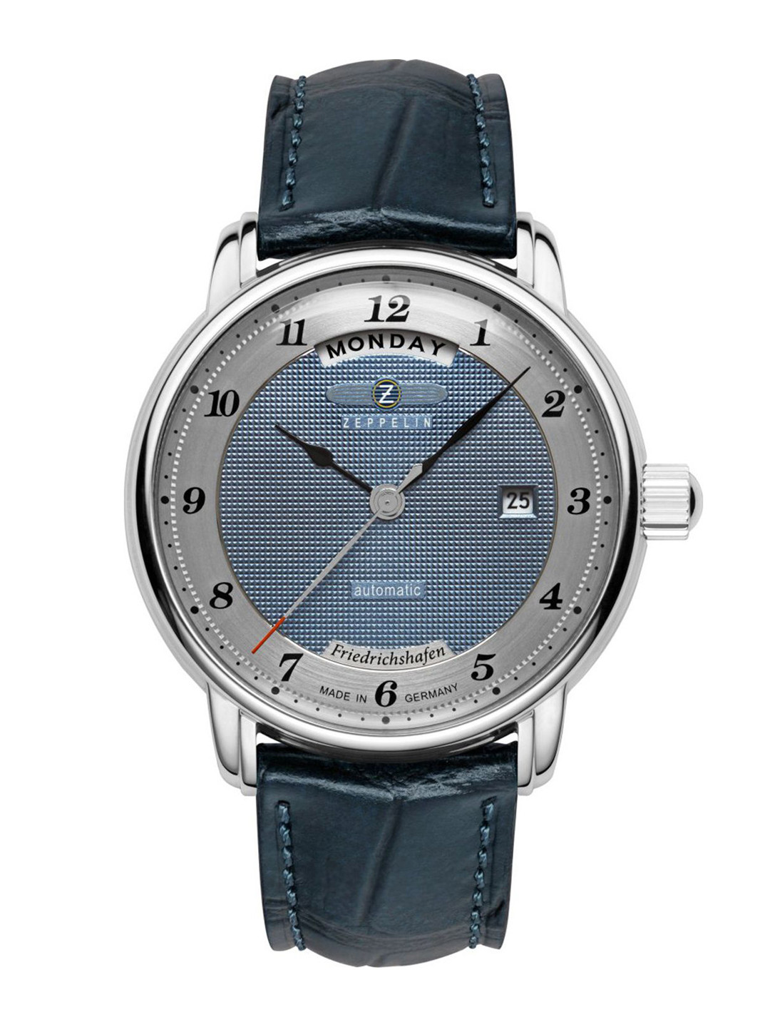 ZEPPELIN Men Dial & Leather Textured Straps Analogue Multi Function Automatic Motion Powered Watch 85623