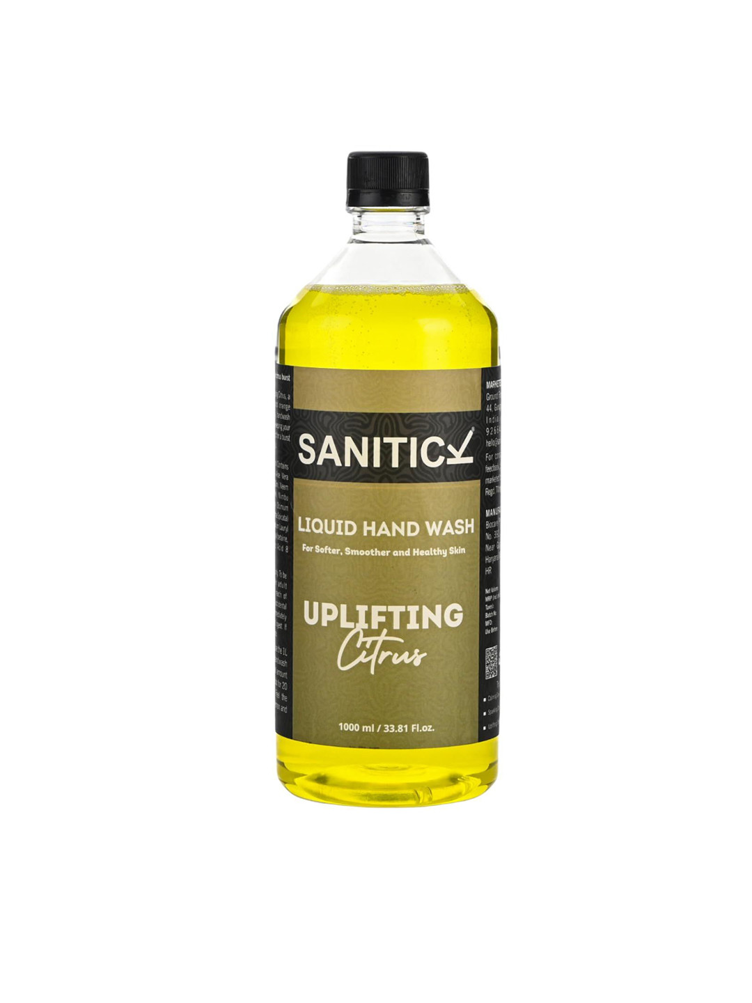 SANITICK Uplifting Citrus Liquid Handwash- 1000 ml