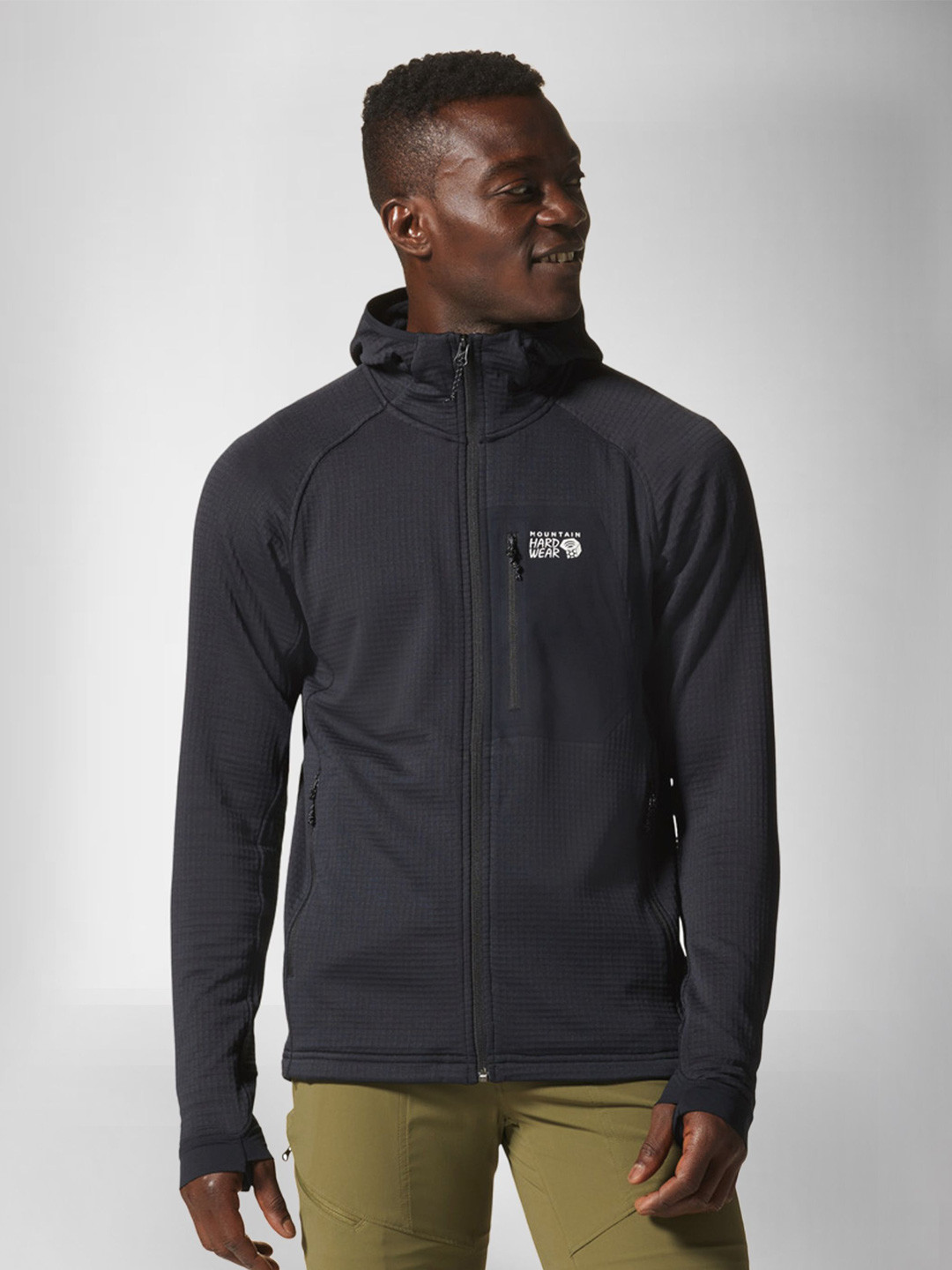 Mountain Hardwear Men Front-Open Sweatshirt