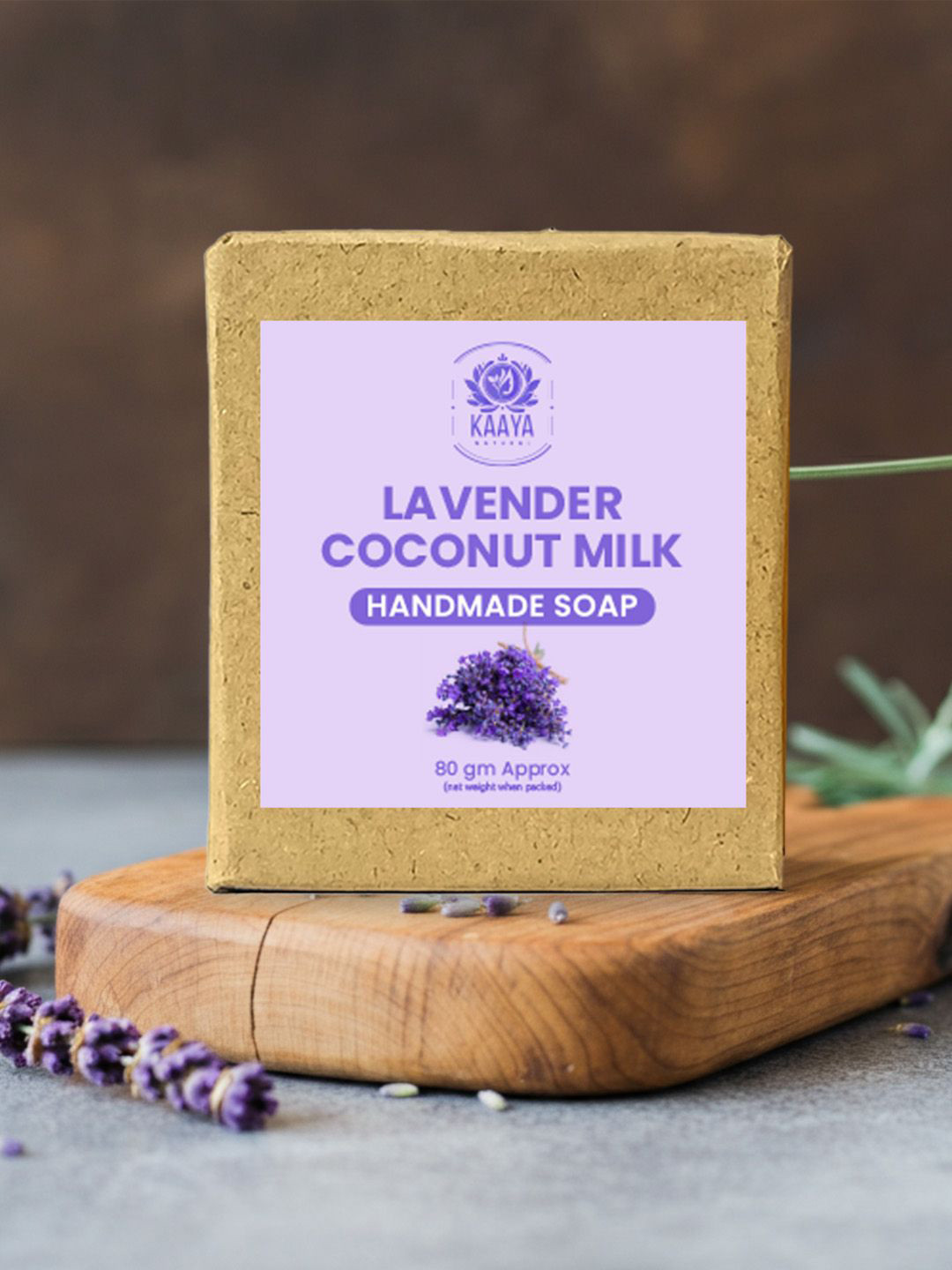 Kaaya Natural Lavender Coconut Milk Soap- 75 g