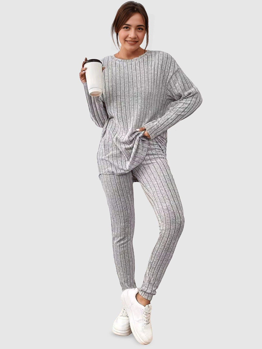 Outzidr Wide Rib Co-Ord Set