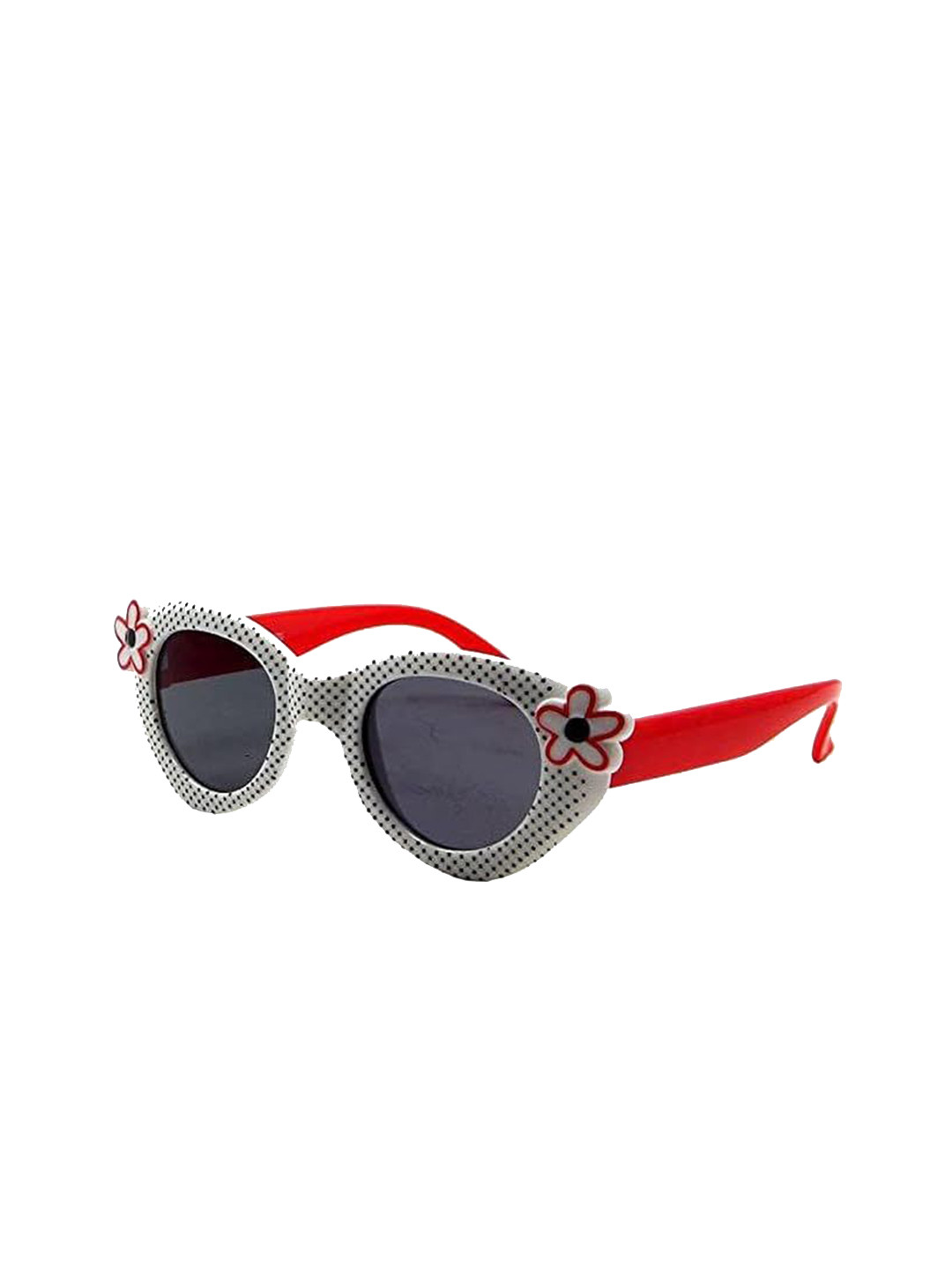 PIRASO Girls Cateye Sunglasses with UV Protected Lens 17078 WHITE RED