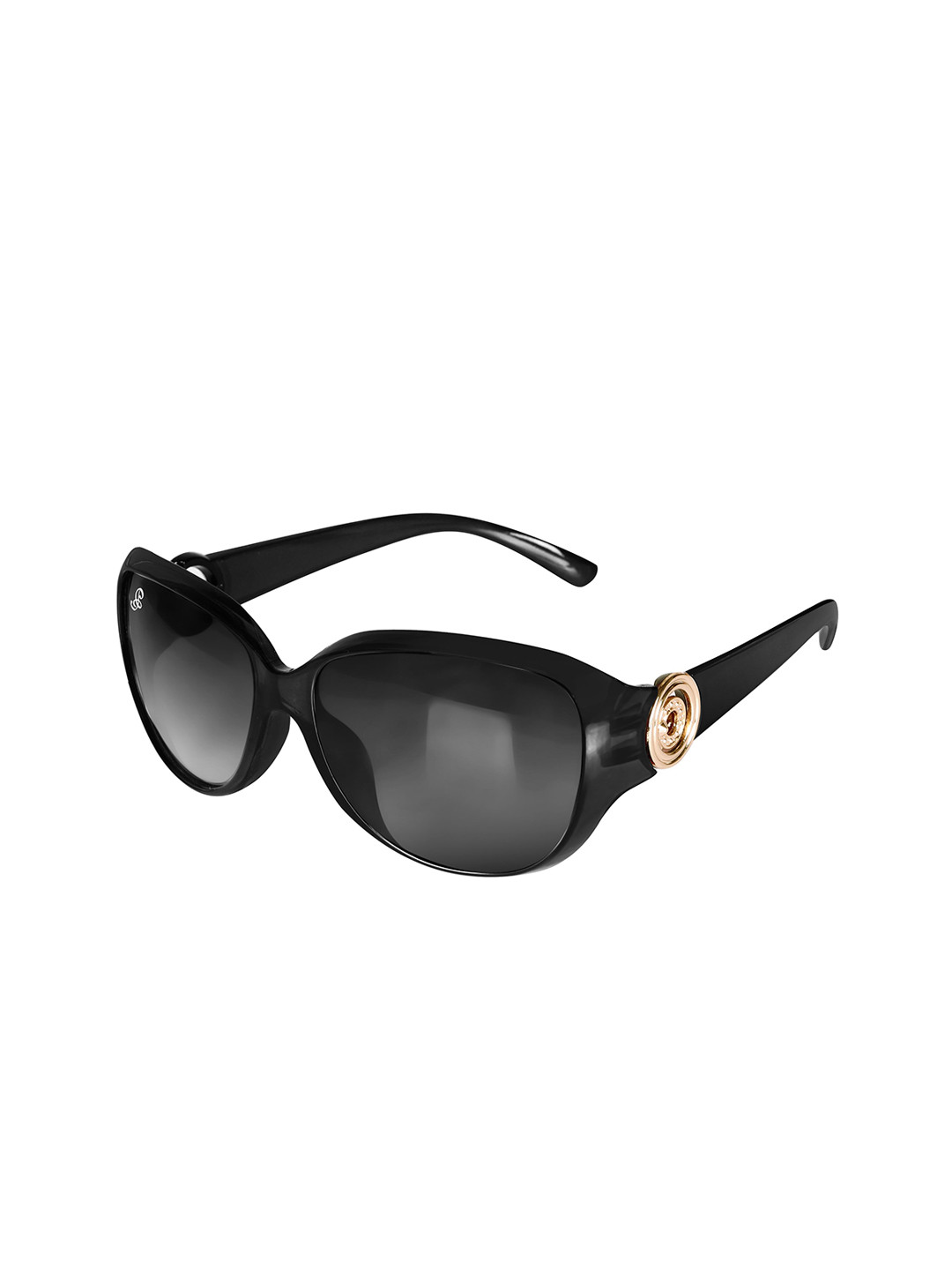 PIRASO Women Oval Sunglasses with UV Protected Lens 2220 BLACK