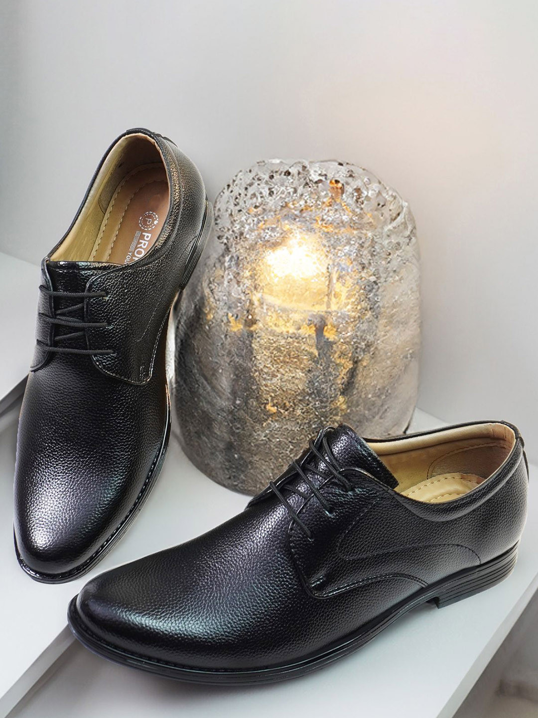 PROPRIDE Men Leather Formal Derbys