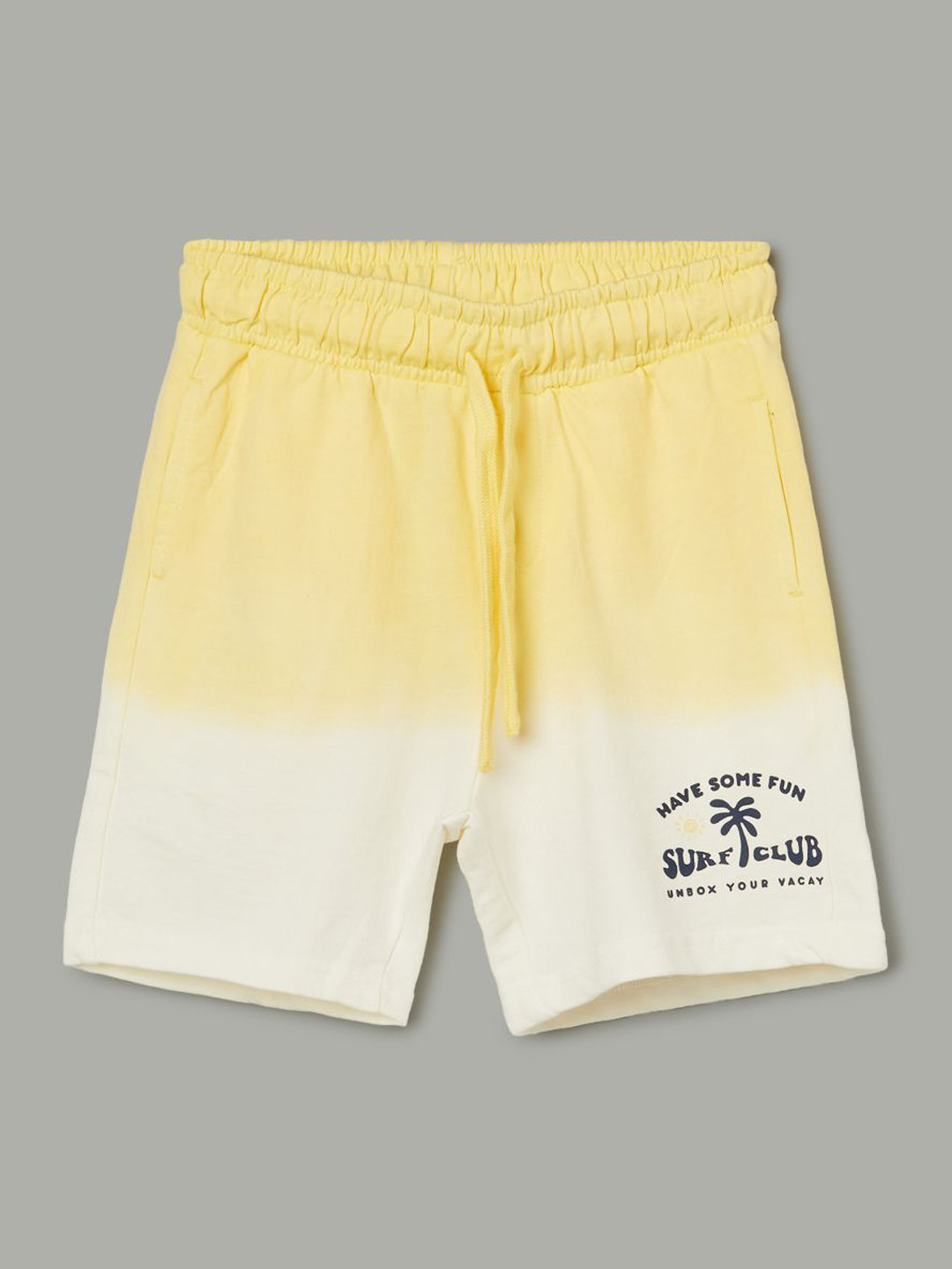 Fame Forever by Lifestyle Boy's Ombre Printed Cotton Shorts