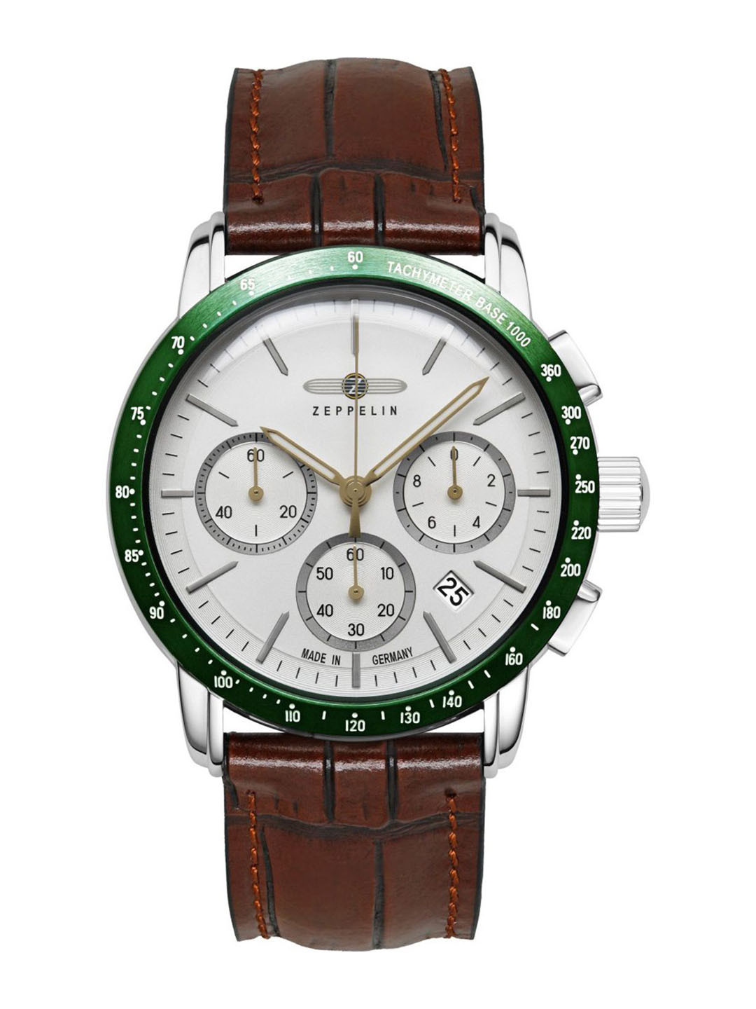 ZEPPELIN New York Men Dial & Leather Textured Straps Analogue Multi Function Watch 88784