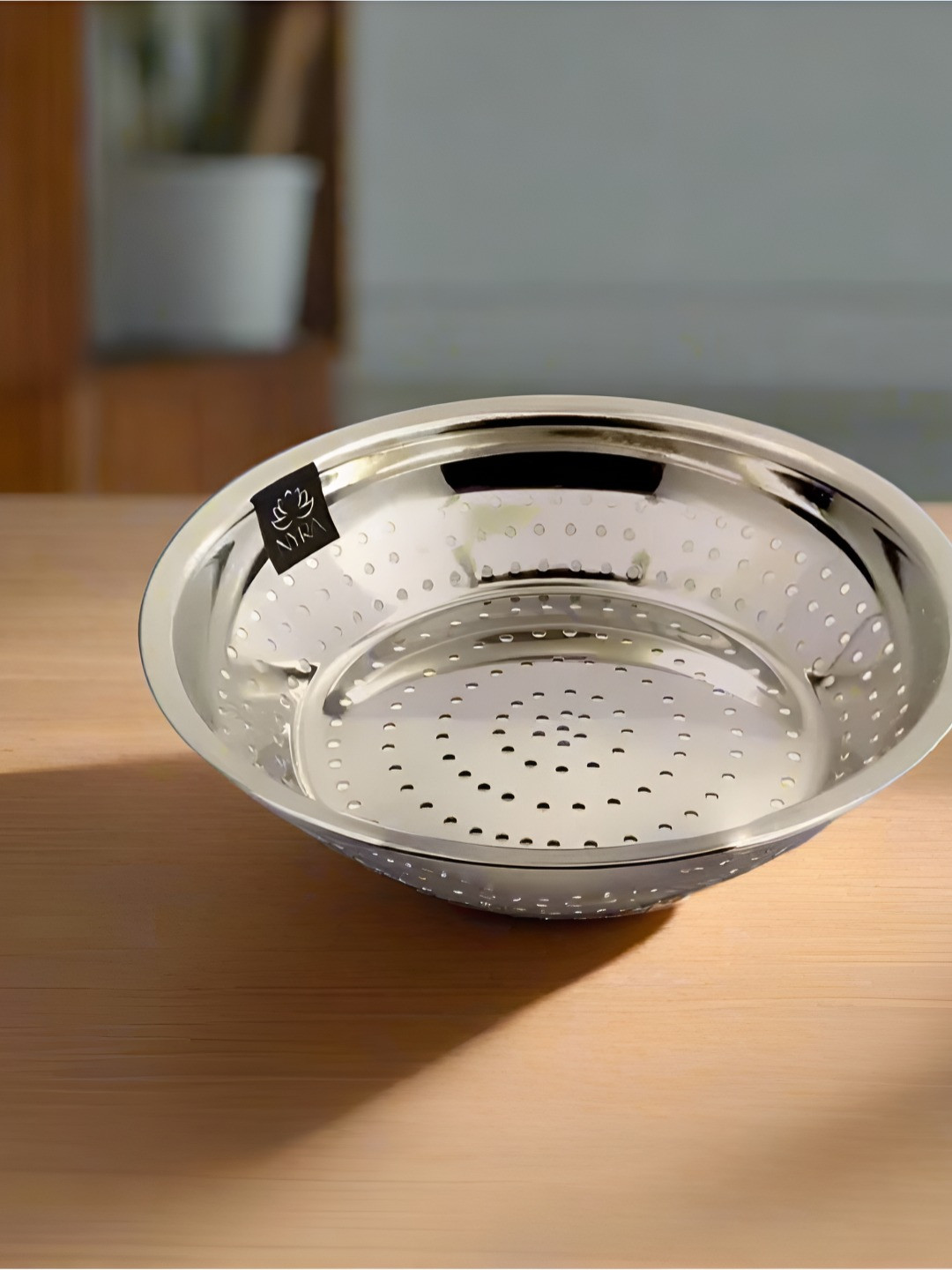 Nyra Kitchenware Steel Stainless Steel Colander Strainer