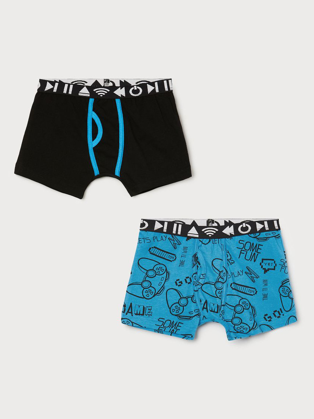 Fame Forever by Lifestyle Boys Pack Of 2 Printed Cotton Trunks 1000014962685-MULTI-Multi