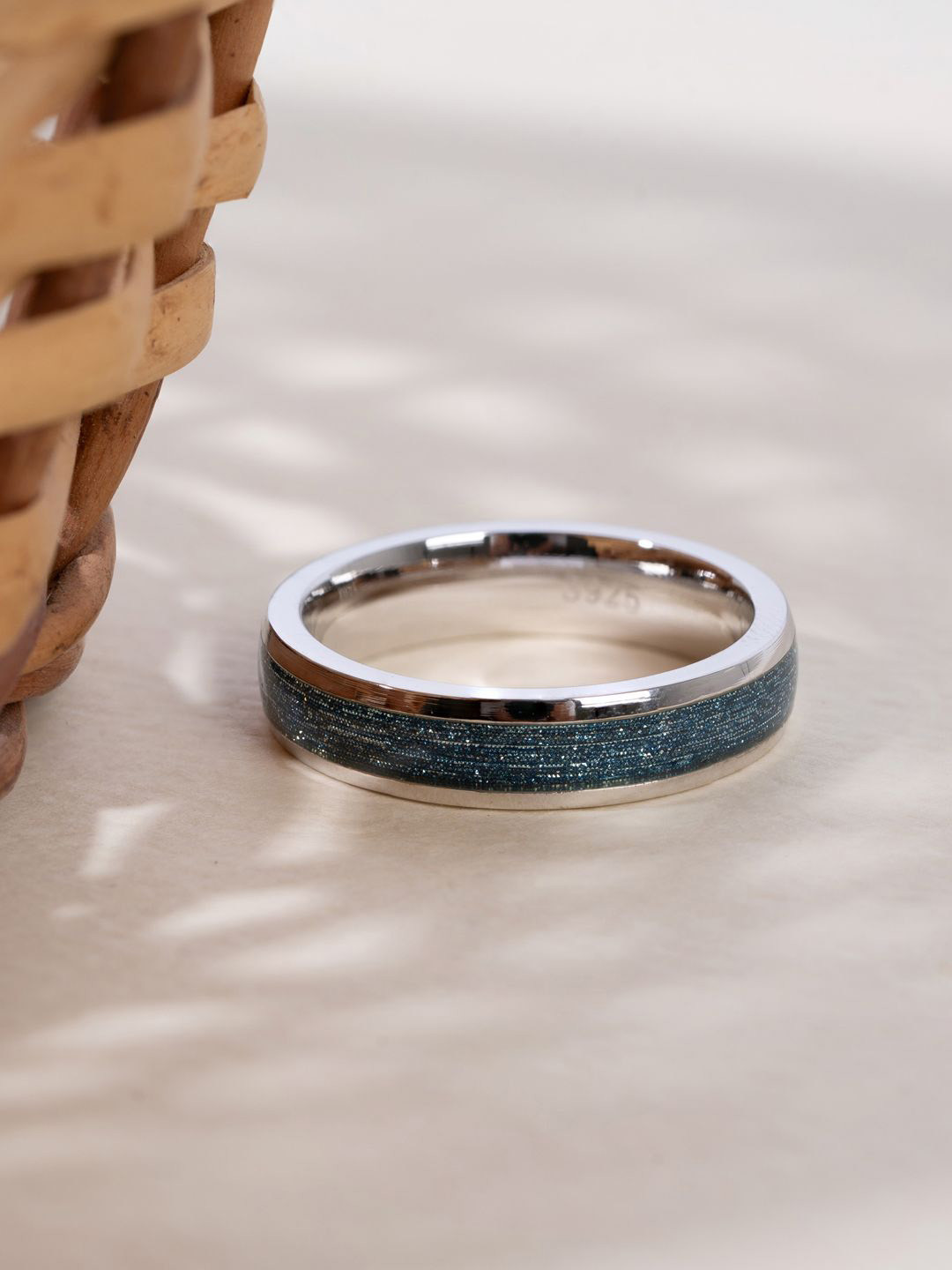 GLYTERS 925 Sterling Silver Skyline Glow Finger Ring