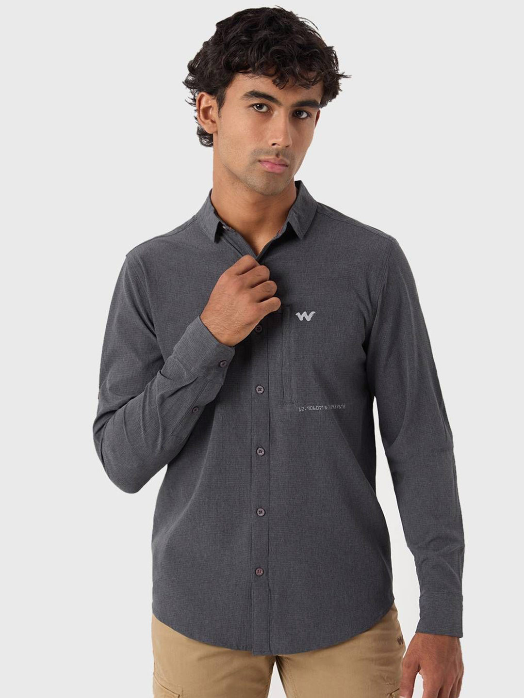 Wildcraft MANASLU Spread Collar Classic Casual Shirt