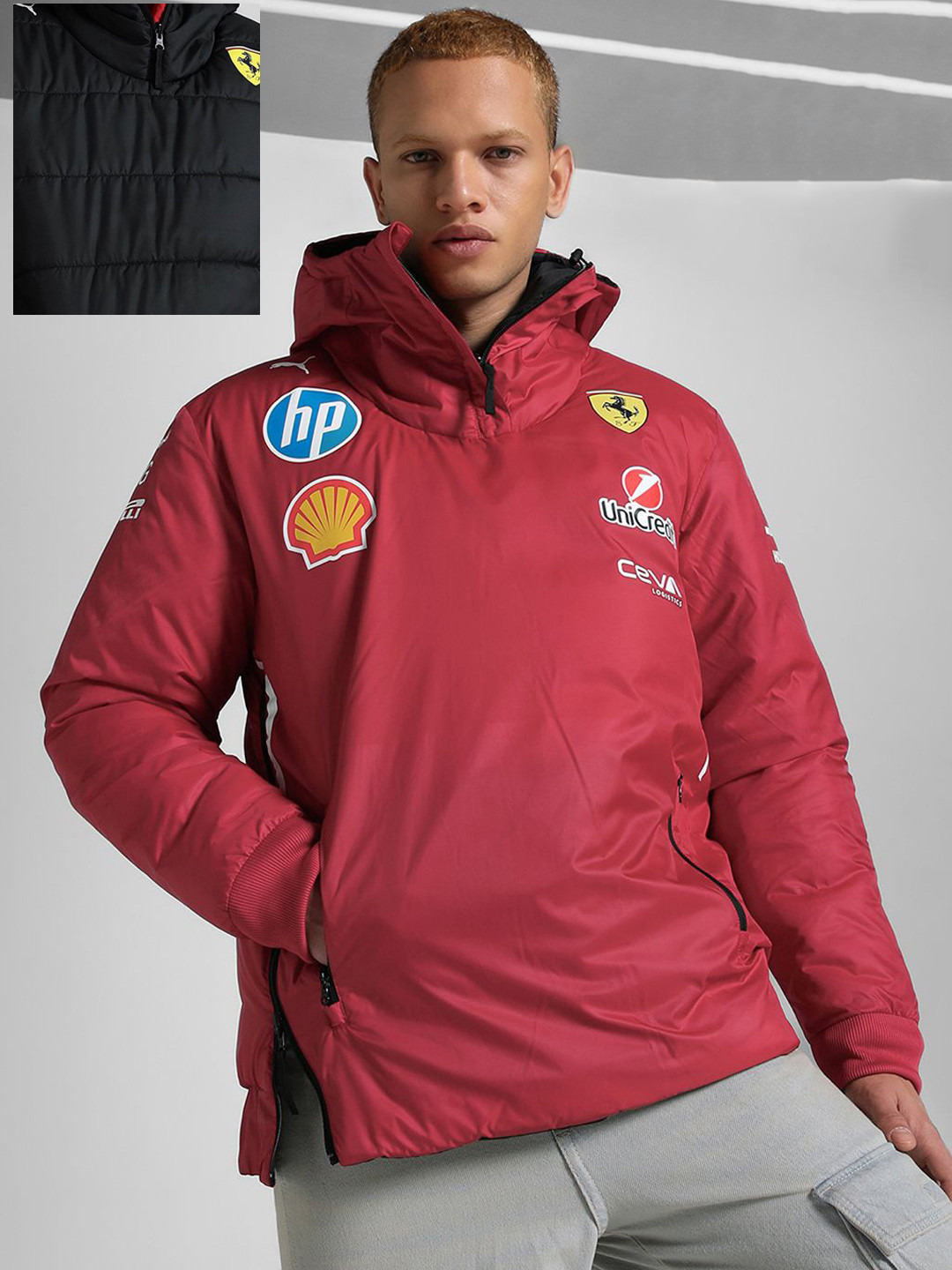 PUMA Motorsport Men Padded Jacket with Embroidered