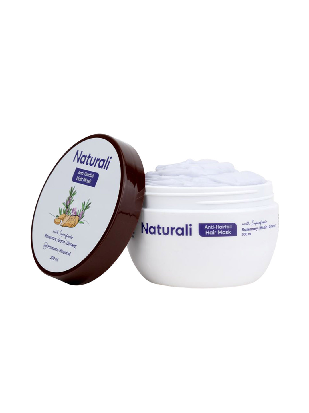 Naturali Anti-Hairfall Hair Mask With Rosemary- 200 ml