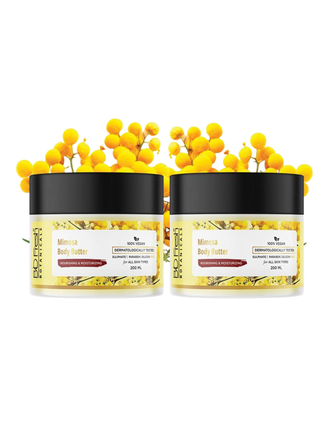 BIOFRESH 100% Vegan Mimosa Body Butter - 200 ml