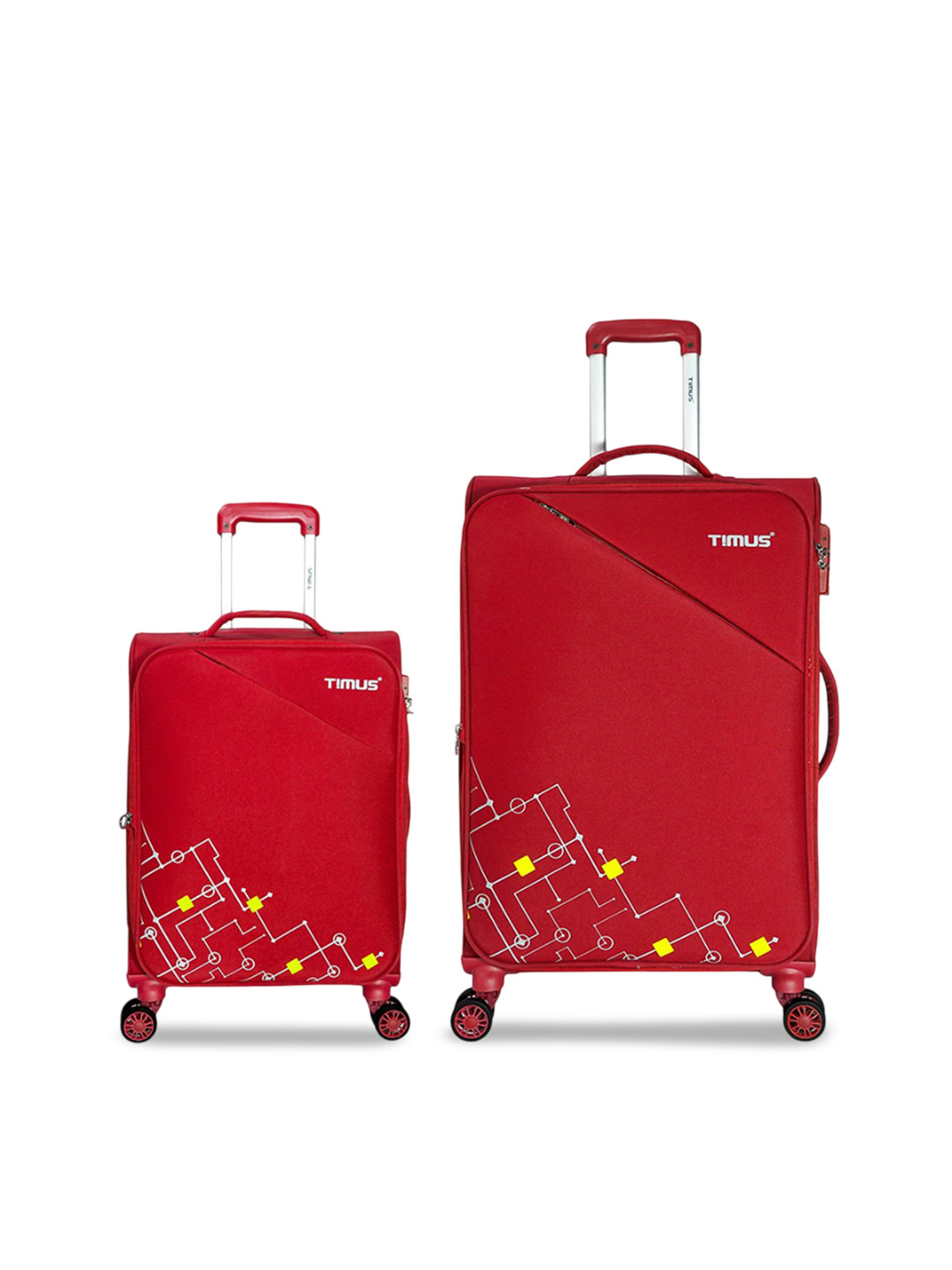 Timus Set Of 2 Flash Plus Soft-Sided Trolley Bag