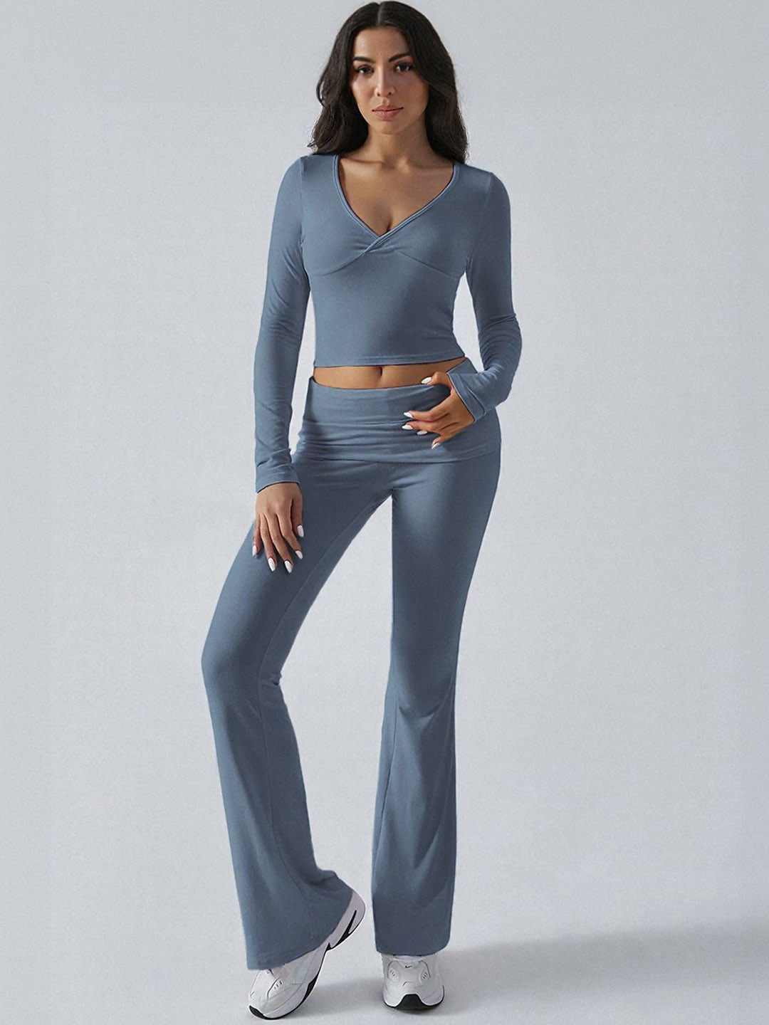 Outzidr Grey T Shirt And Legging Co Ord Set