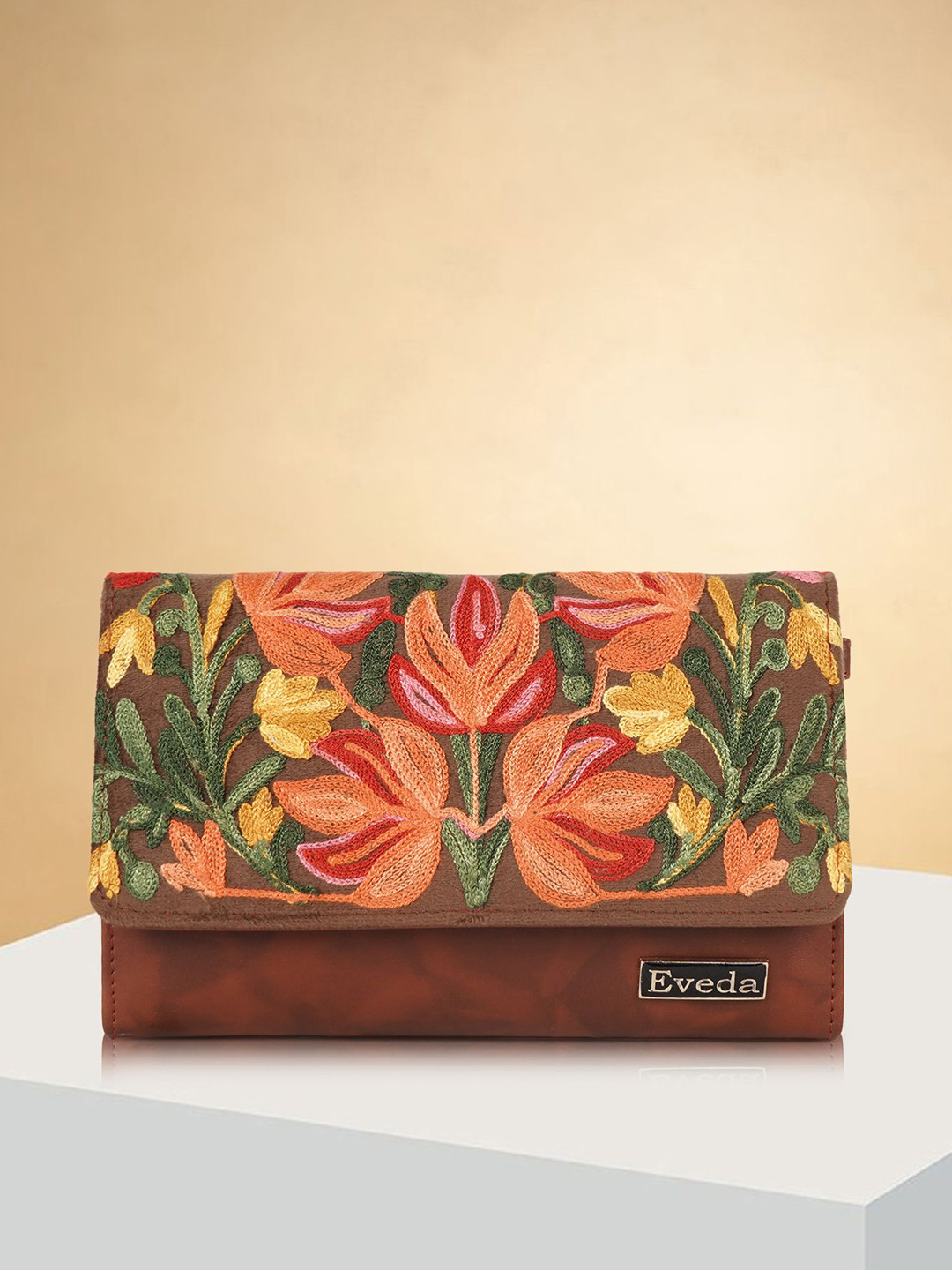 VELUCIA Women Floral Textured Crossbody Sling Bag