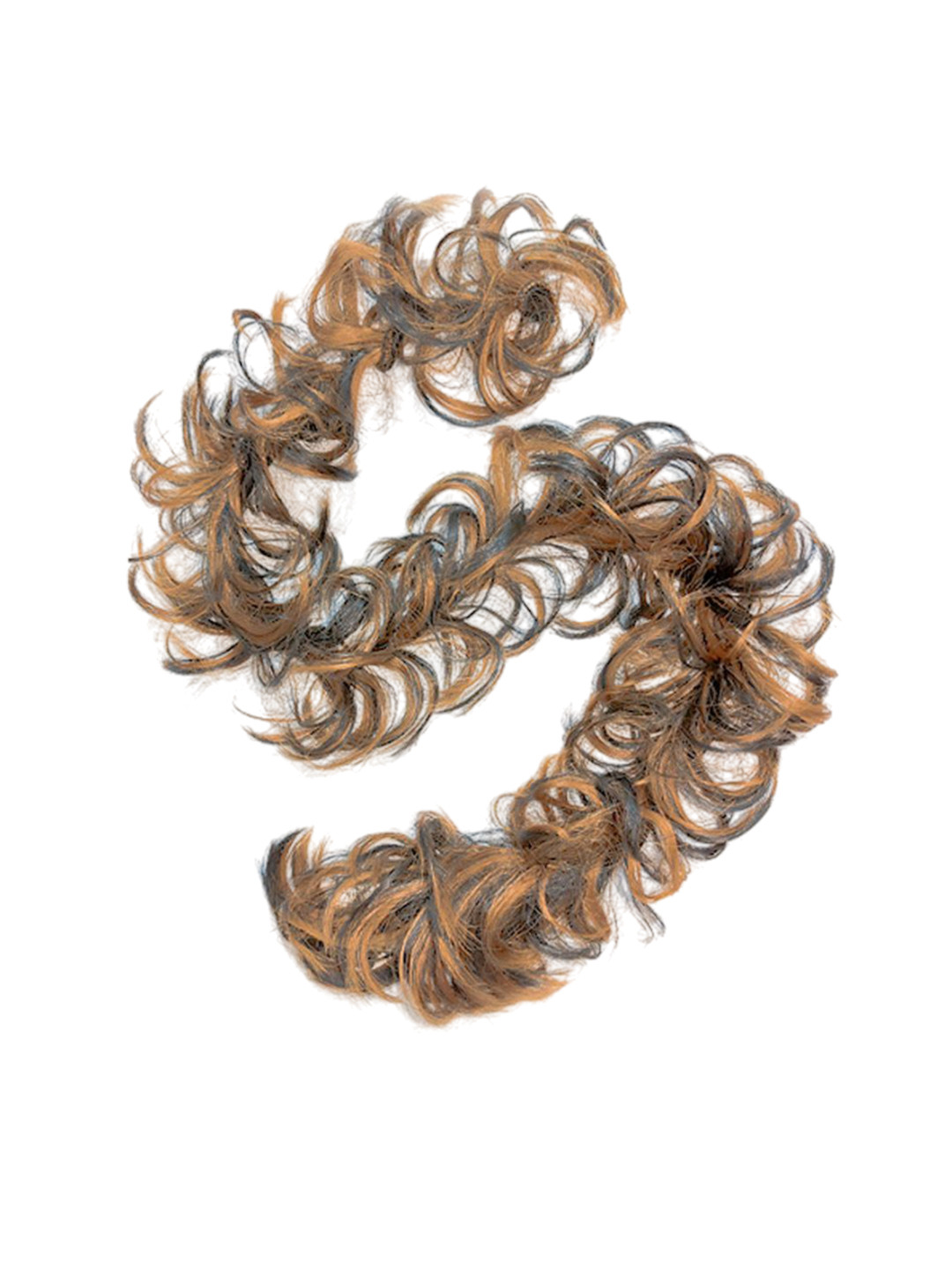 VIEWS Halo Curly Bun Long Frill Messy Hair Extension - Highlighted - 37 Inch