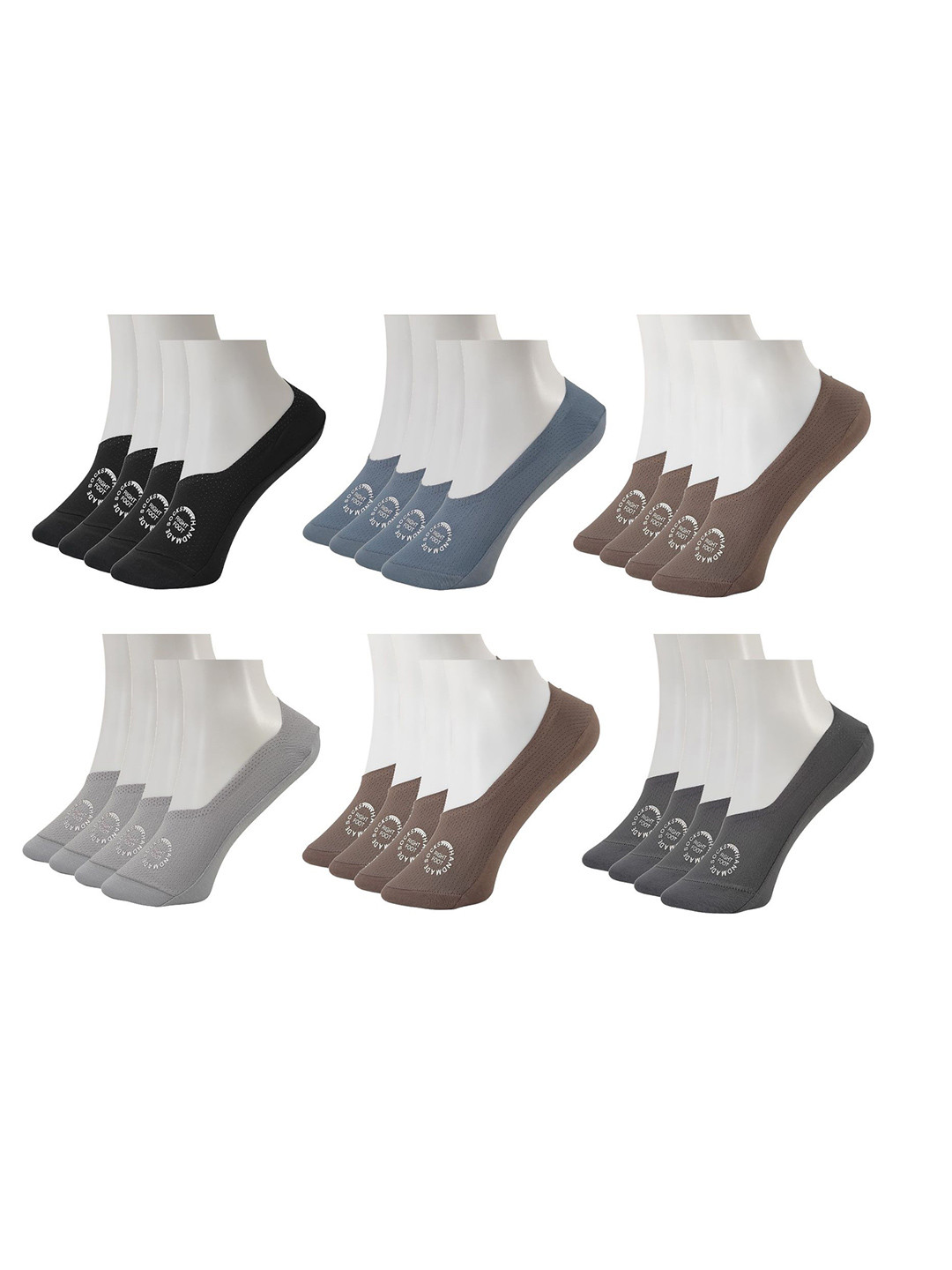Fruvanta Pack Of 12 Shoe Liner Socks