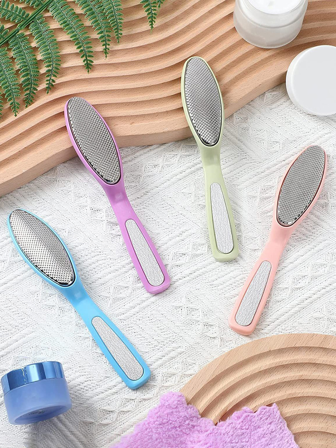 Baskety Set Of 5 Hard Skin Remover Pedicure Foot Scraper