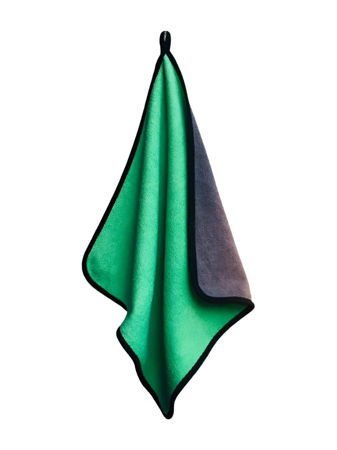 SHOP BY ROOM Green & Black Microfibre Cleaning Cloth